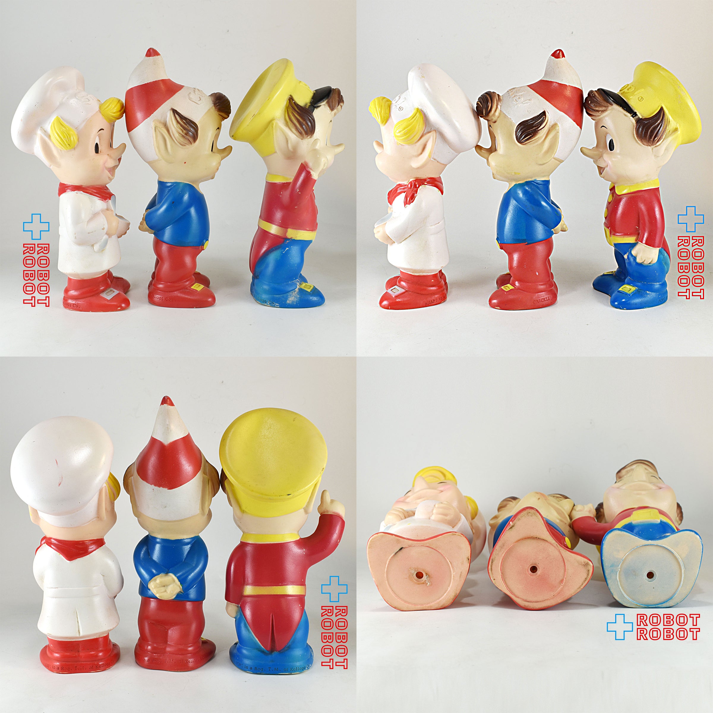ケロッグ スナップ！クラックル！ポップ！ソフビフィギュア ３体セット 企業物