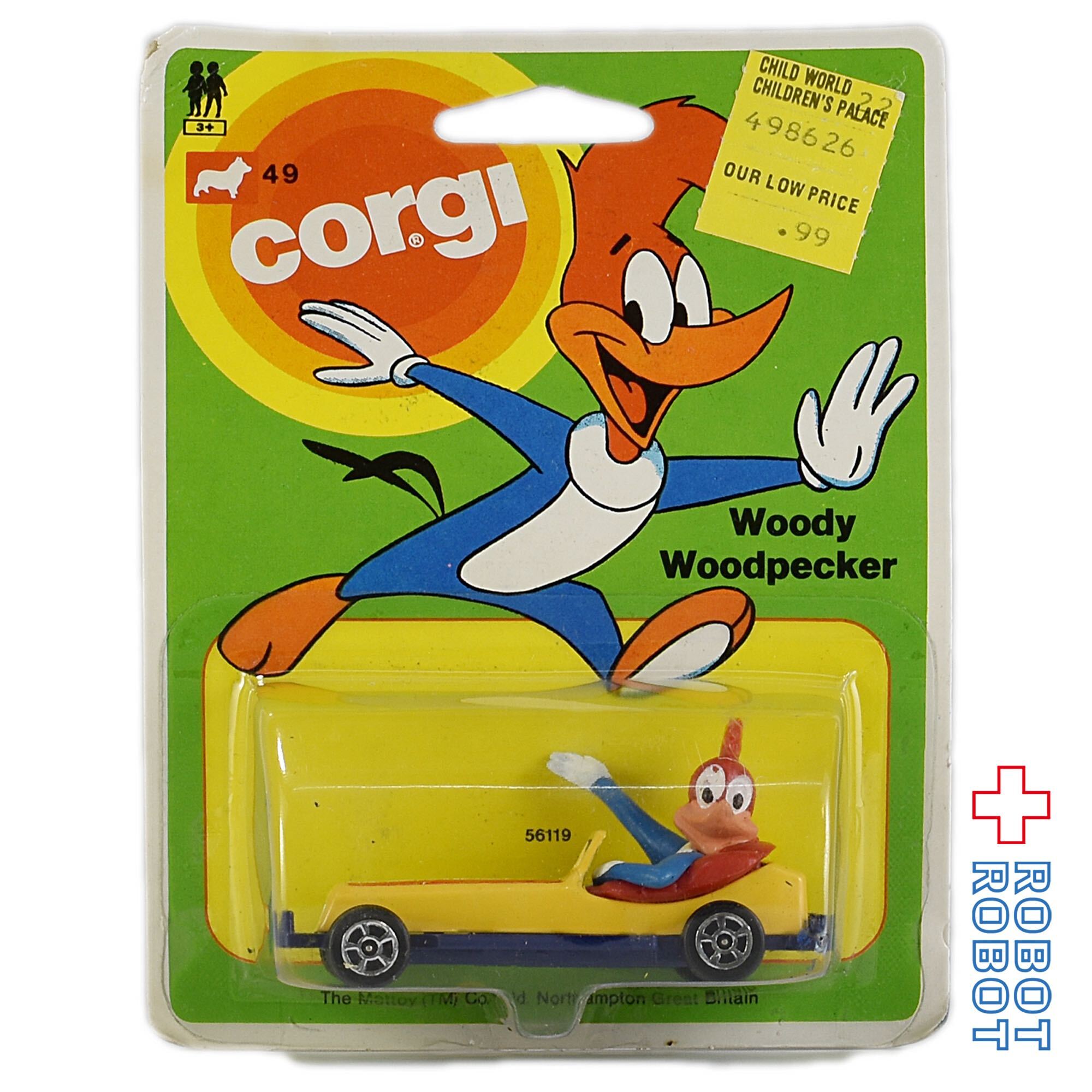 Corgi ウッディ・ウッドペッカー ダイキャスト ミニカー 未開封