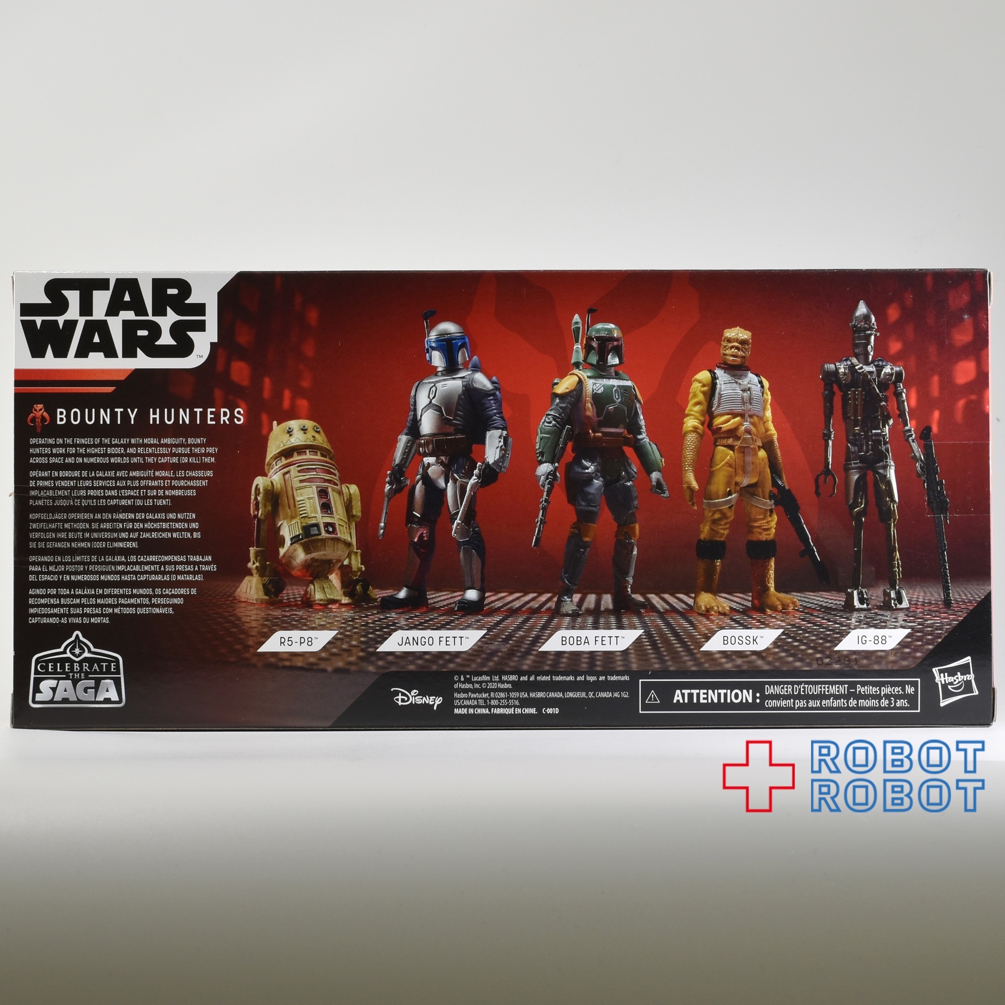 スター・ウォーズ セレブレート・サーガ バウンティハンター 3.75インチ 5体セット アクションフィギュア 入荷写真