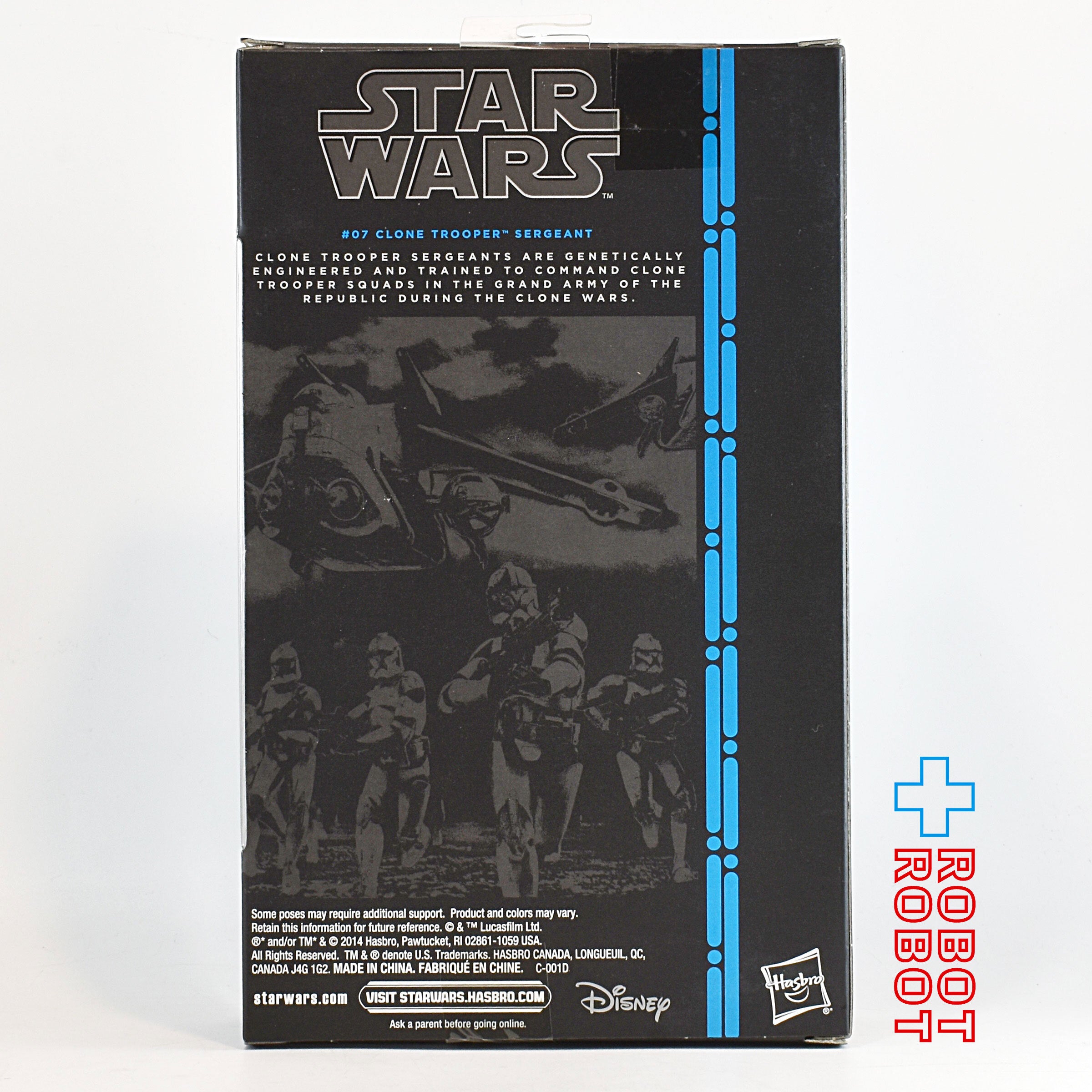 スター・ウォーズ ブラックシリーズ ブルー #07 クローン・トルーパー・サージェント 6インチフィギュア US版 入荷写真