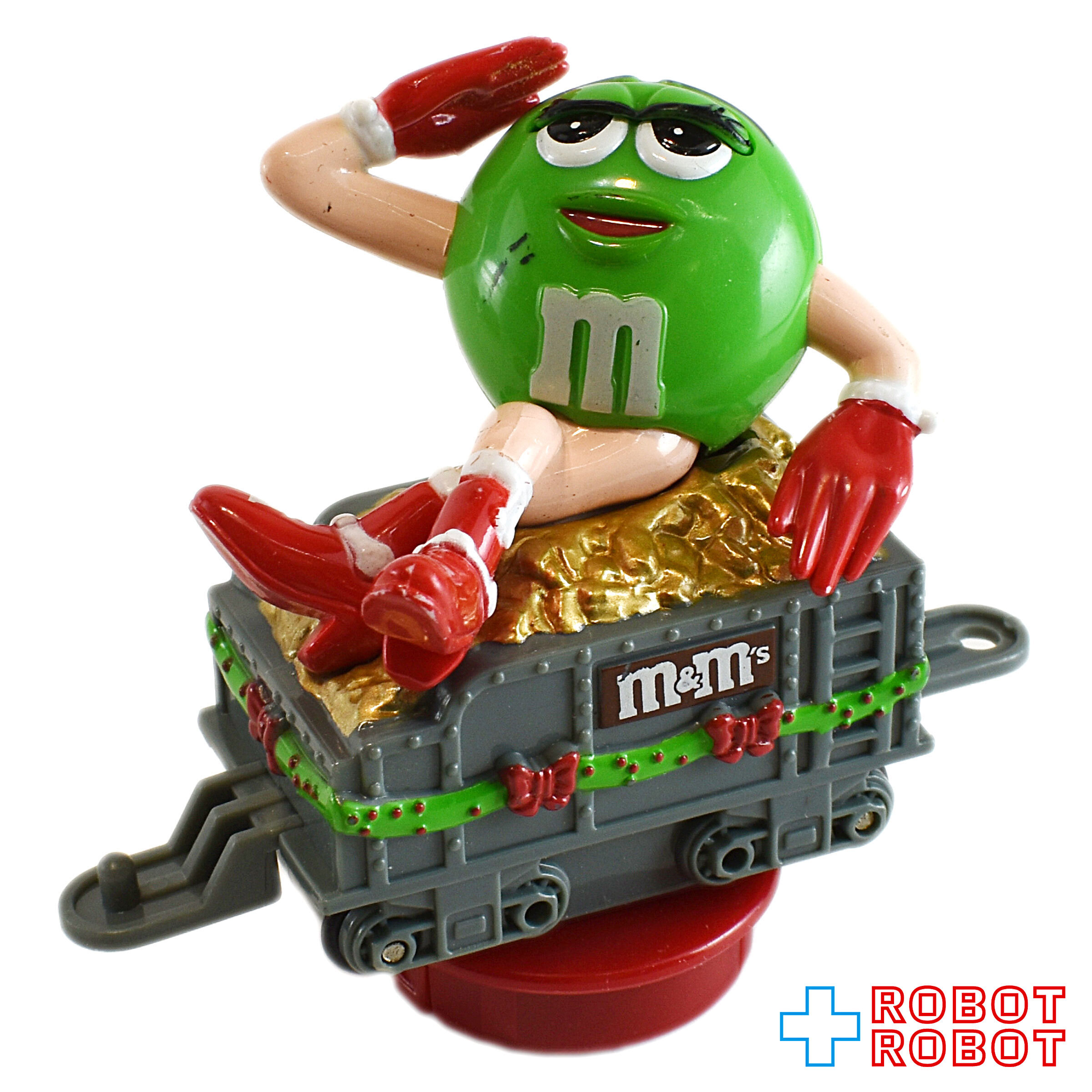 M&M's クリスマス・トレイン・トッパー グリーン 石炭貨車シルバー 企業物 入荷写真