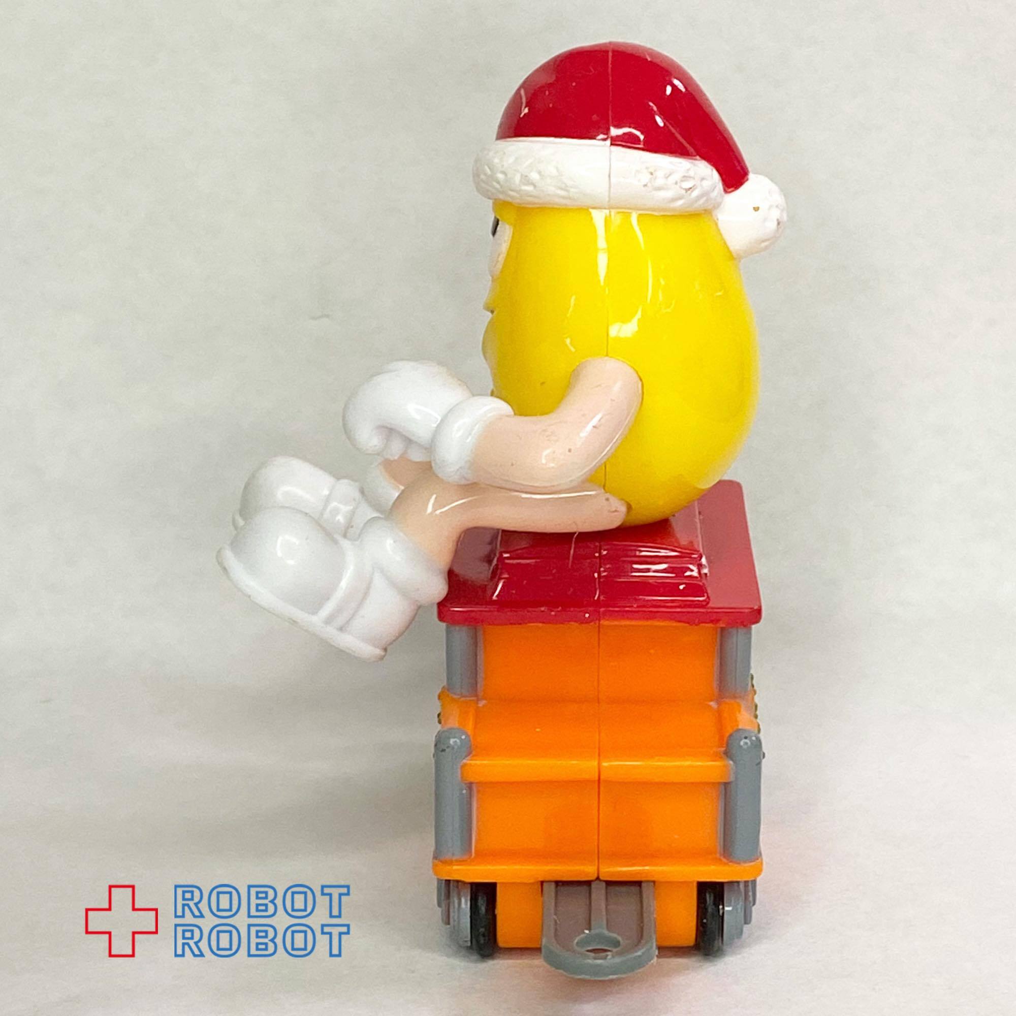 M&M's 2005 クリスマス・トレイン・トッパー サンタハット ピーナッツイエロー 車掌車オレンジ 企業物 入荷写真