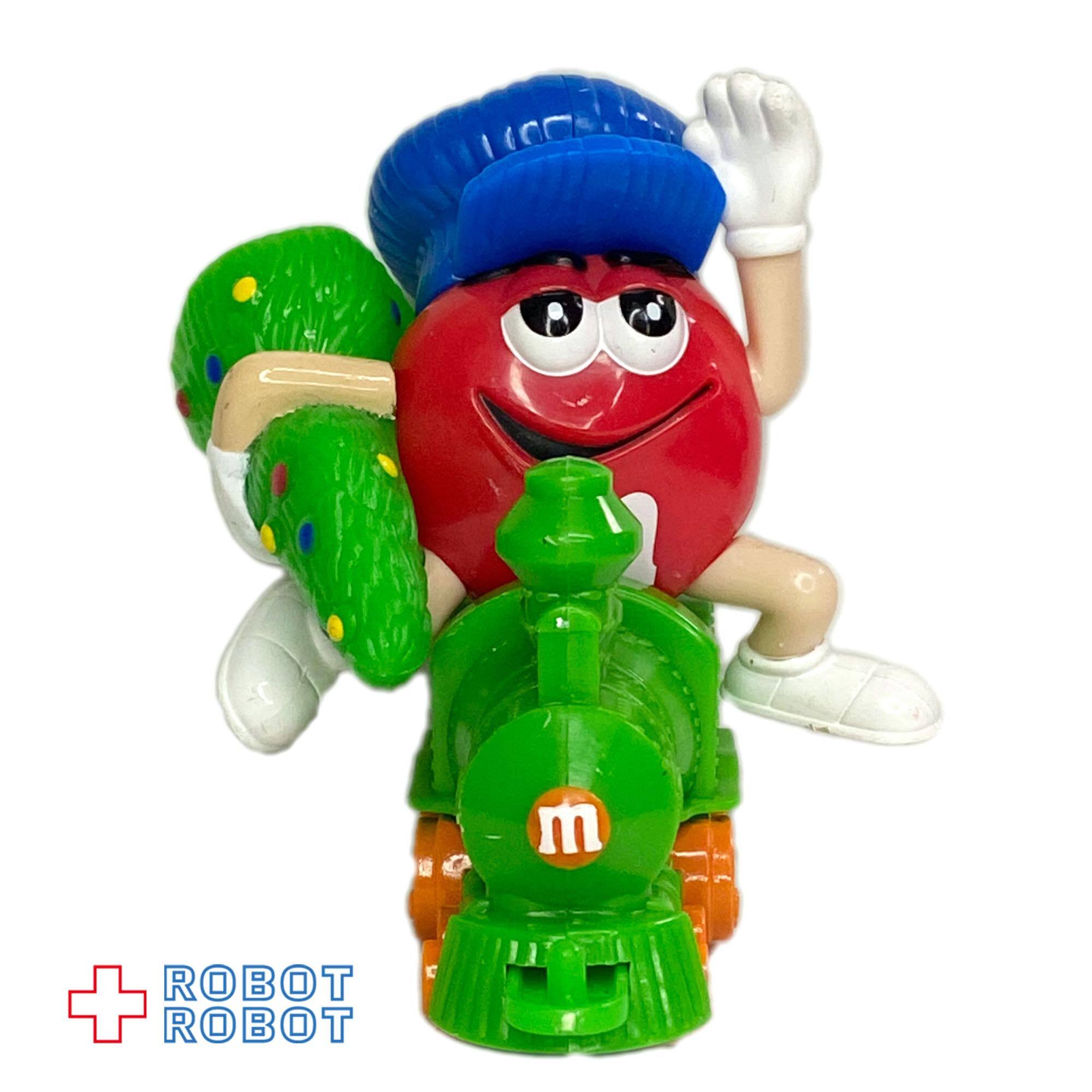M&M's 2002 クリスマス・トレイン・トッパー レッド 緑の機関車 クリスマスツリー 企業物 入荷写真