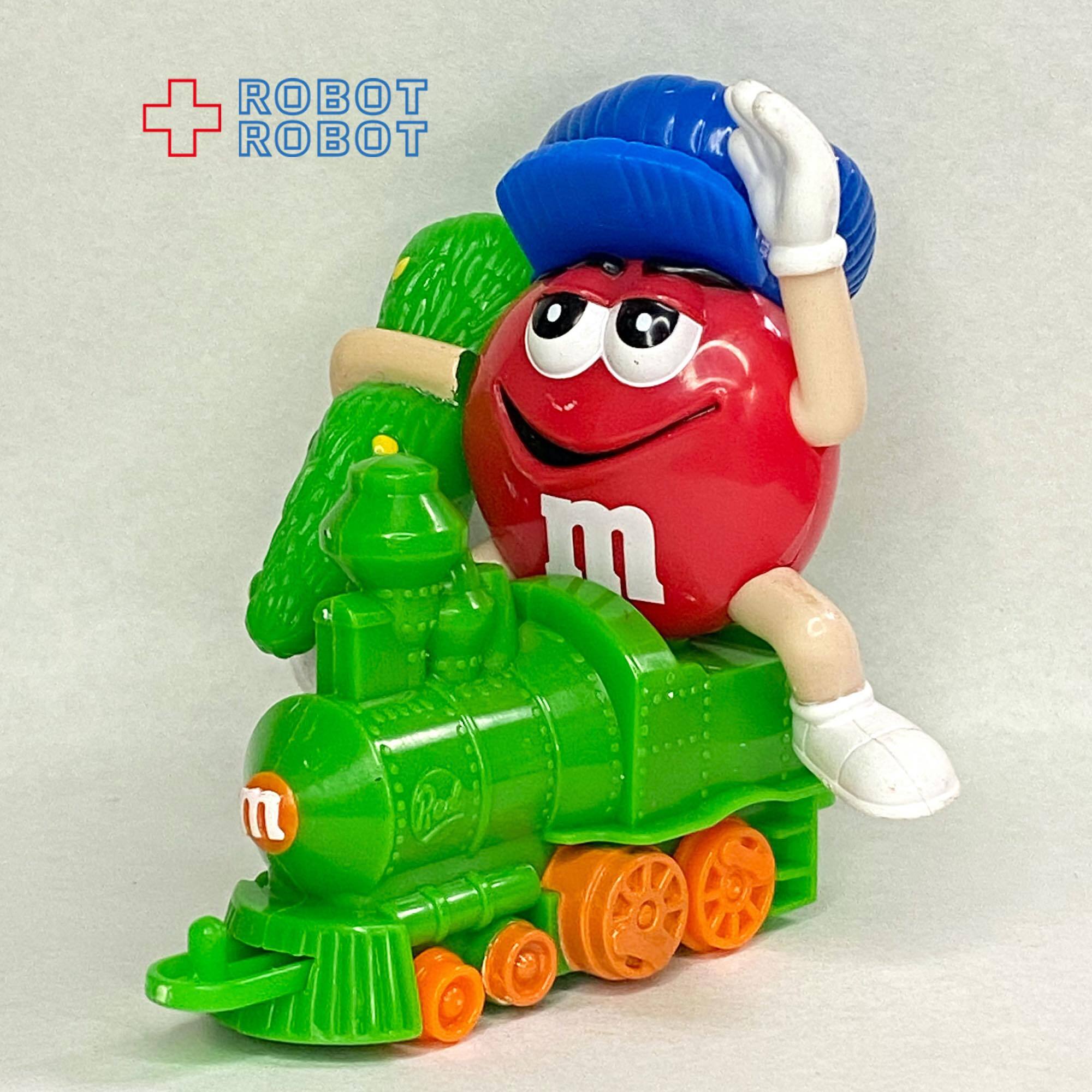 M&M's 2002 クリスマス・トレイン・トッパー レッド 緑の機関車 クリスマスツリー 企業物 入荷写真