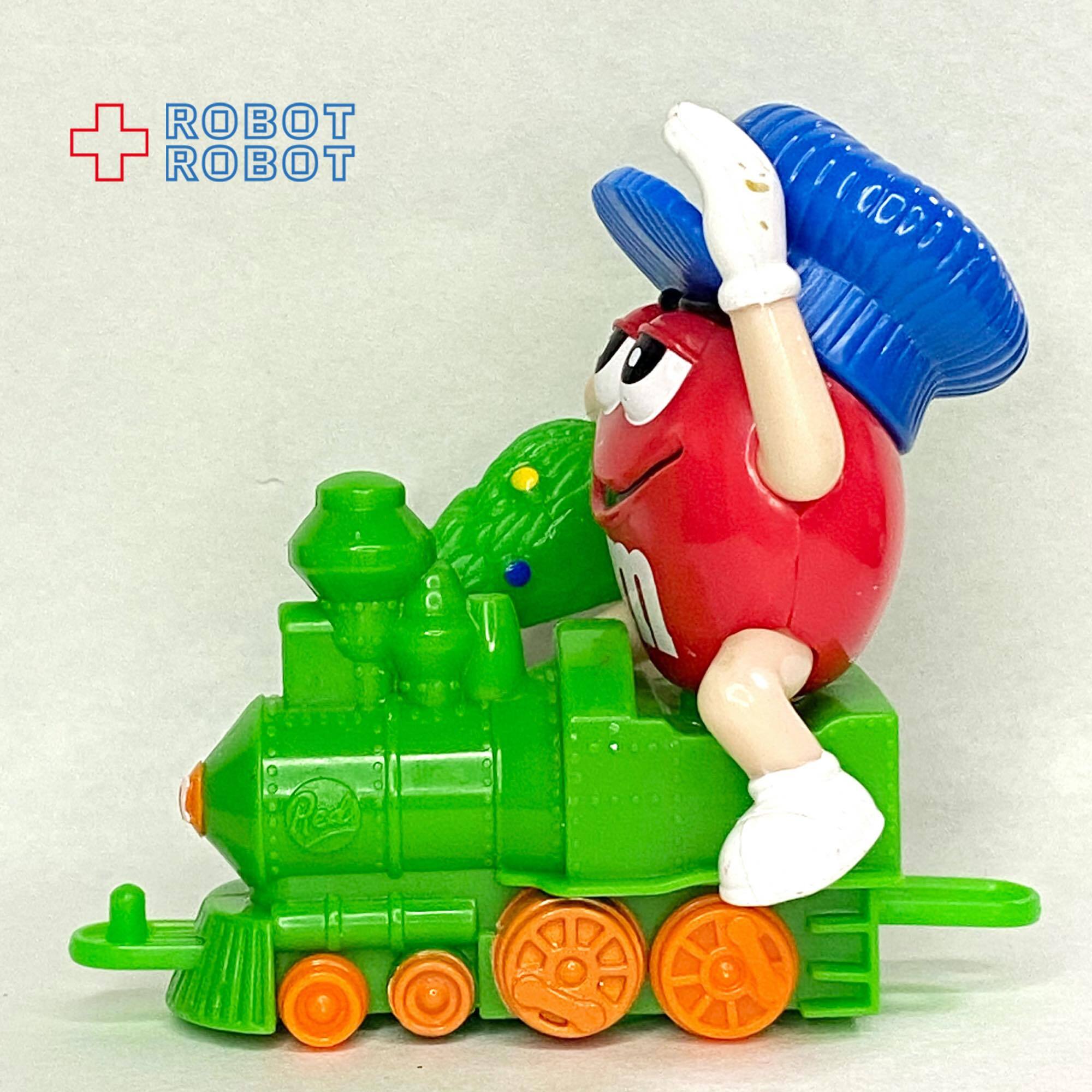 M&M's 2002 クリスマス・トレイン・トッパー レッド 緑の機関車 クリスマスツリー 企業物 入荷写真