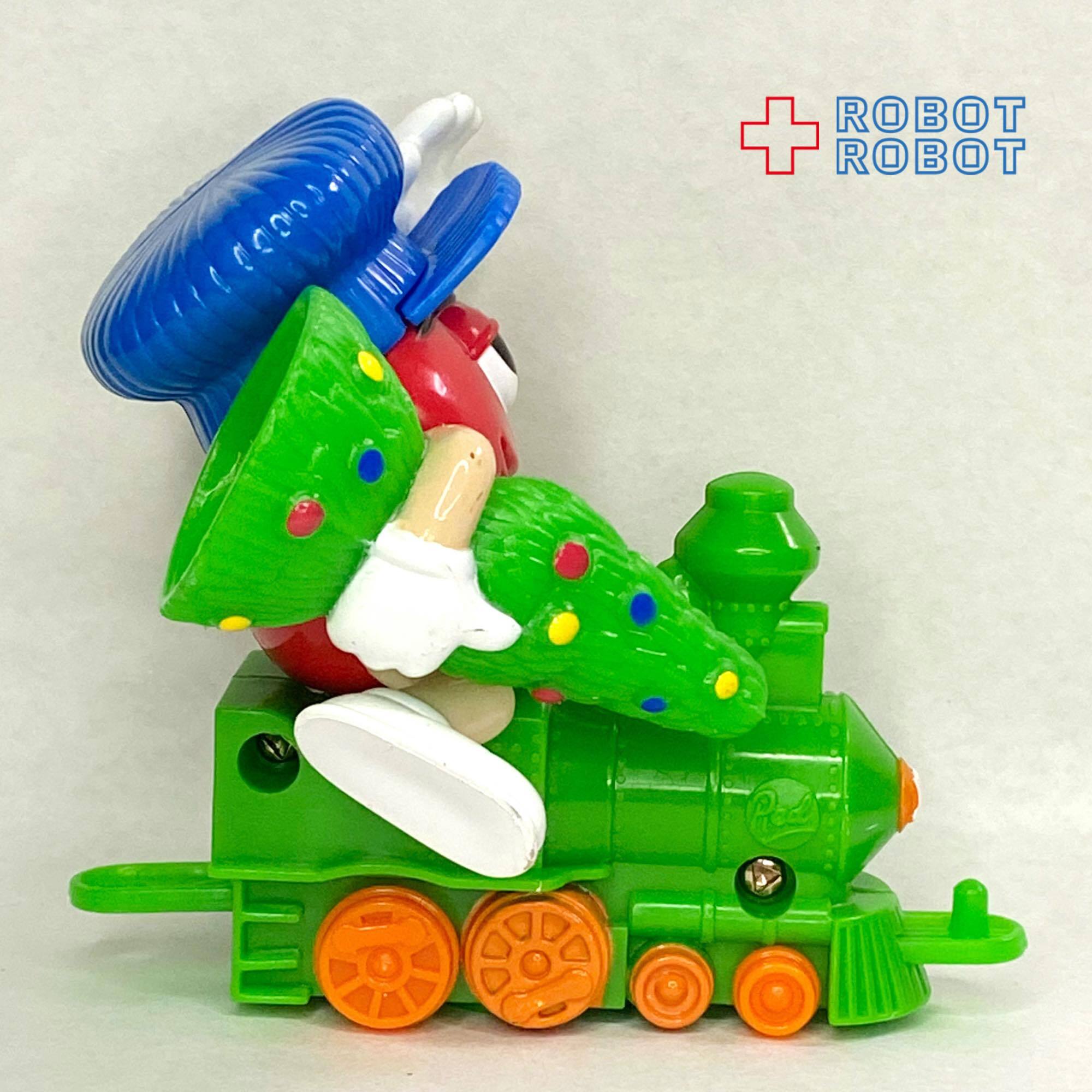 M&M's 2002 クリスマス・トレイン・トッパー レッド 緑の機関車 クリスマスツリー 企業物 入荷写真