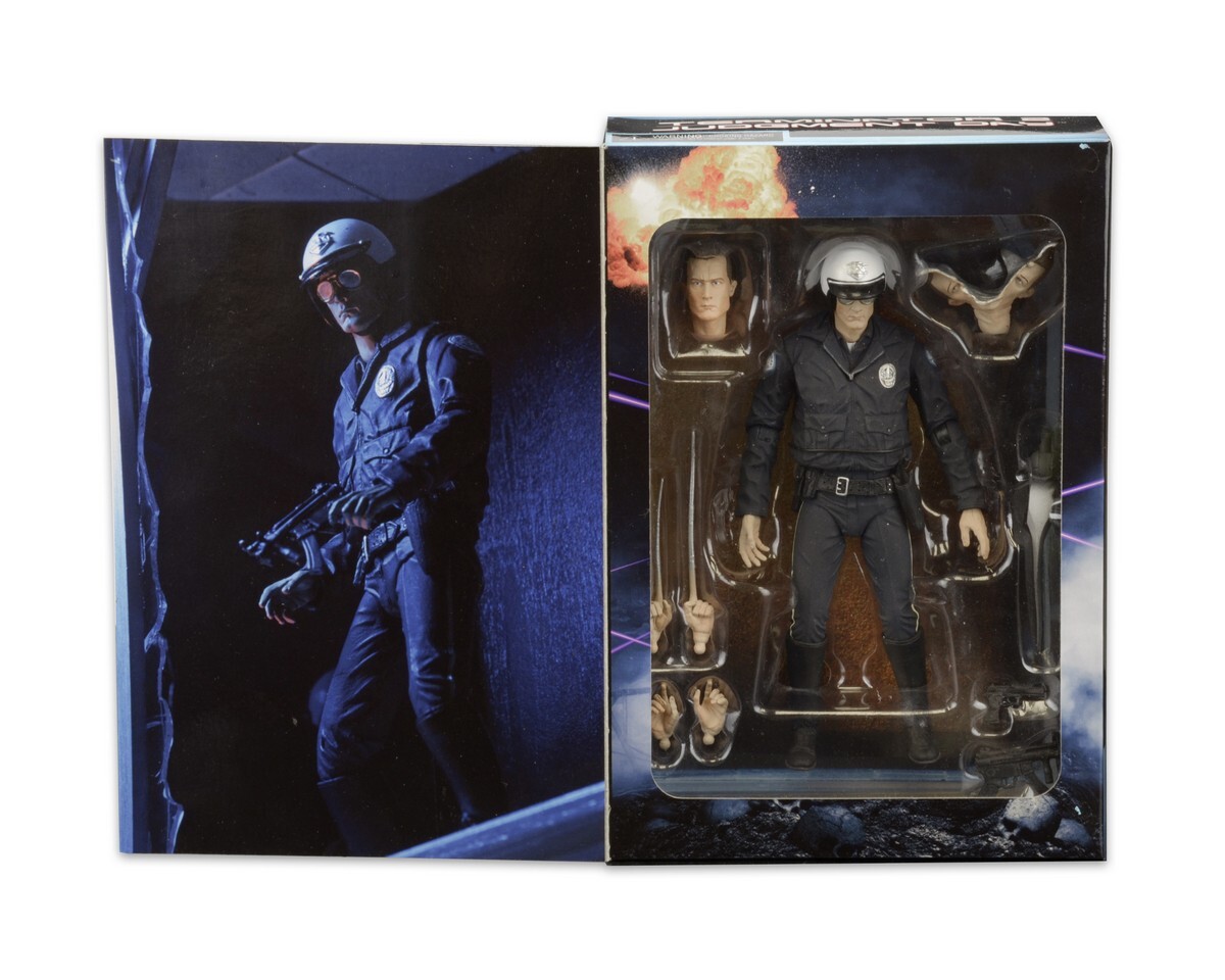 ネカ ターミネーター2 モーターサイクル・コップ T-1000 アルティメイト 7インチアクションフィギュア 未開封 入荷写真