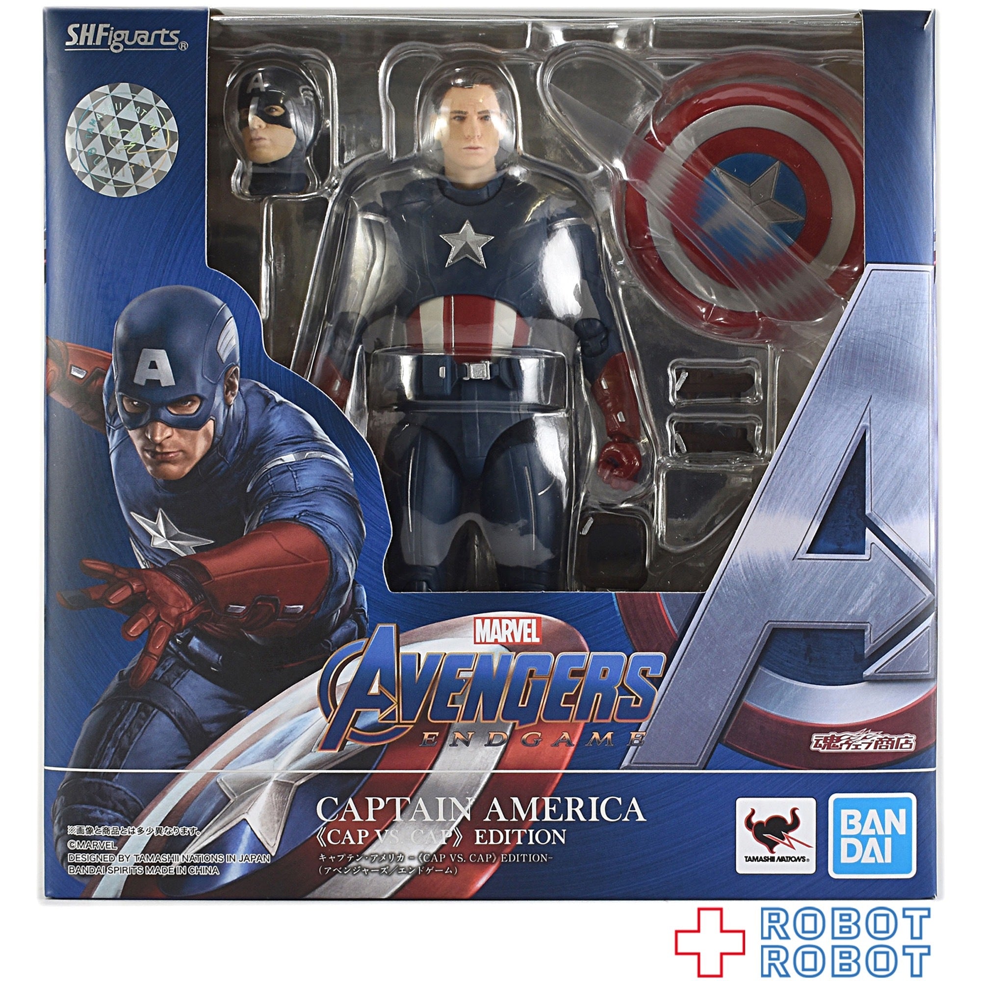 S.H.Figuarts 映画 アベンジャーズ エンドゲーム キャプテン・アメリカ CAP VS CAP版 アクションフィギュア 未開封 入荷写真