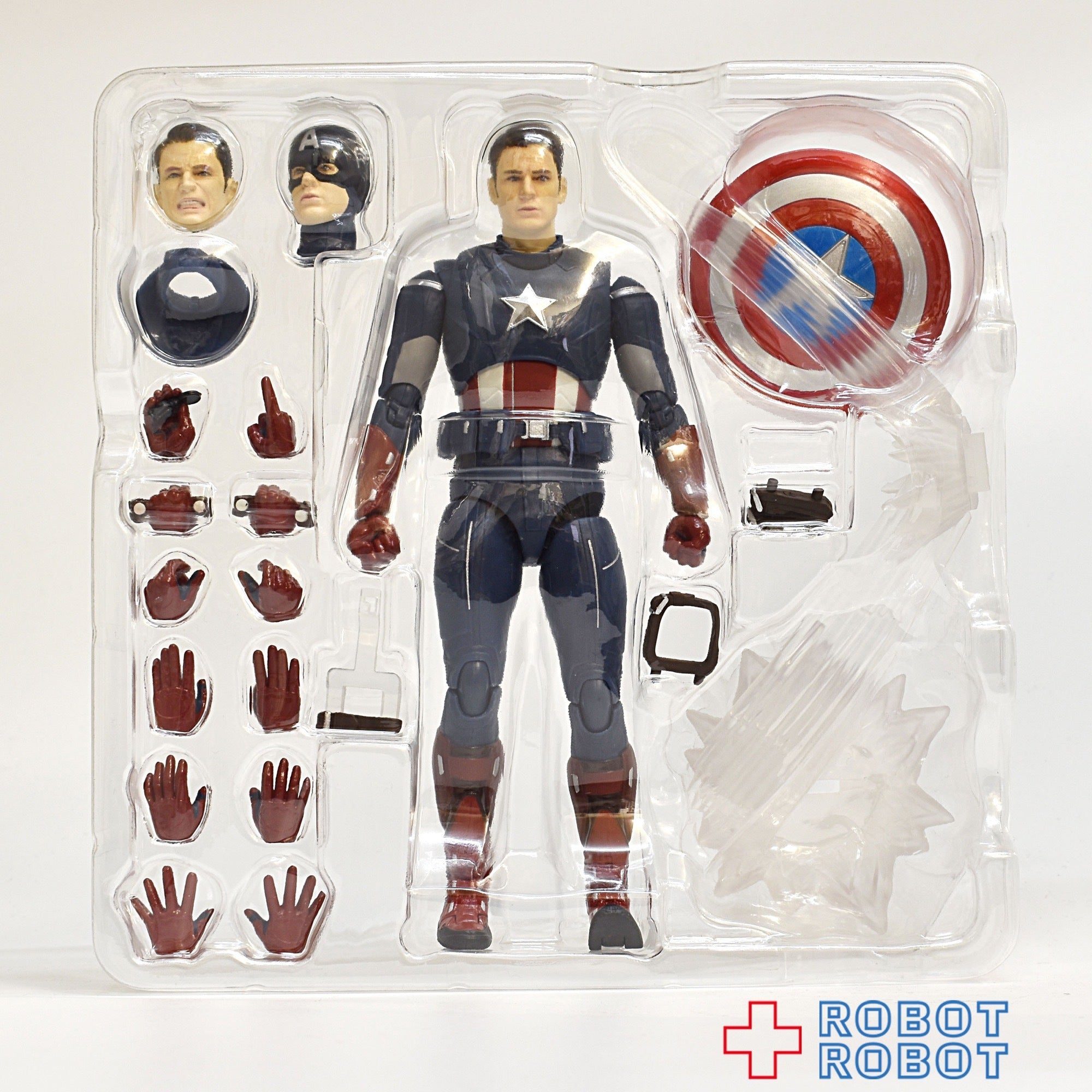 S.H.Figuarts 映画 アベンジャーズ エンドゲーム キャプテン・アメリカ CAP VS CAP版 アクションフィギュア 未開封 入荷写真