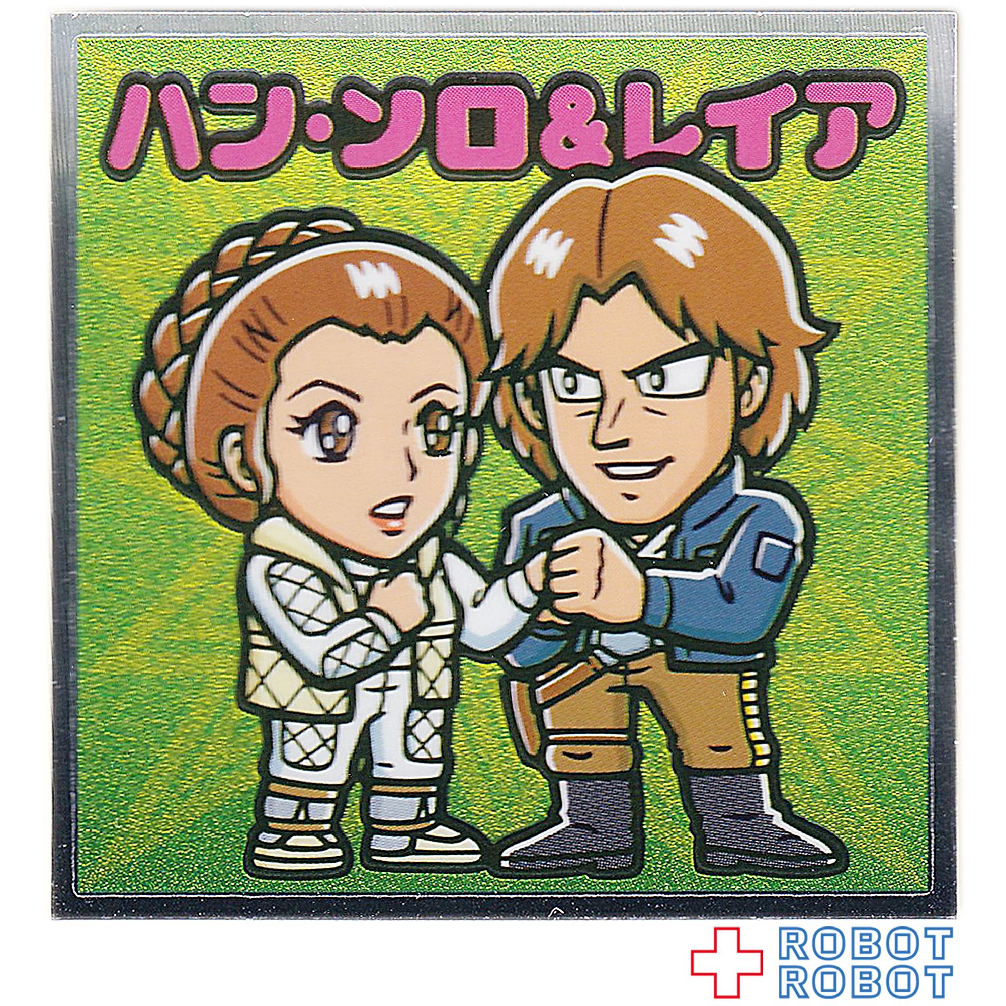 ビックリマンチョコ スター・ウォーズ 名シーン総集編 コレクターシール No.14ハンソロ&レイア 入荷写真
