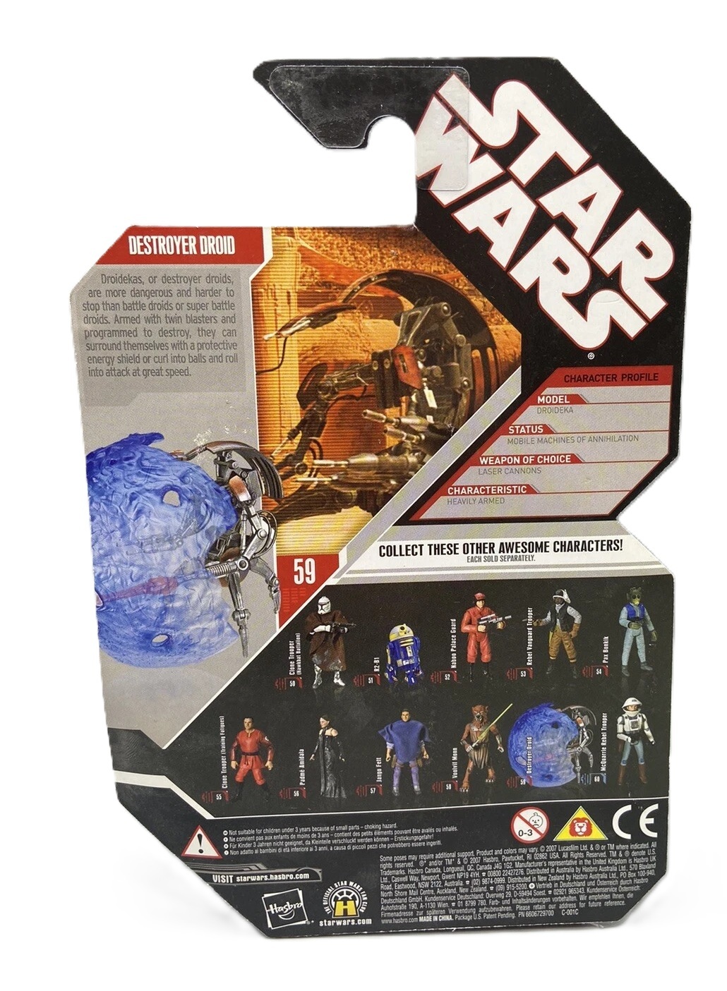 スター・ウォーズ 30th 2007-59 デストロイヤードロイド アクションフィギュア MOC US版 入荷写真