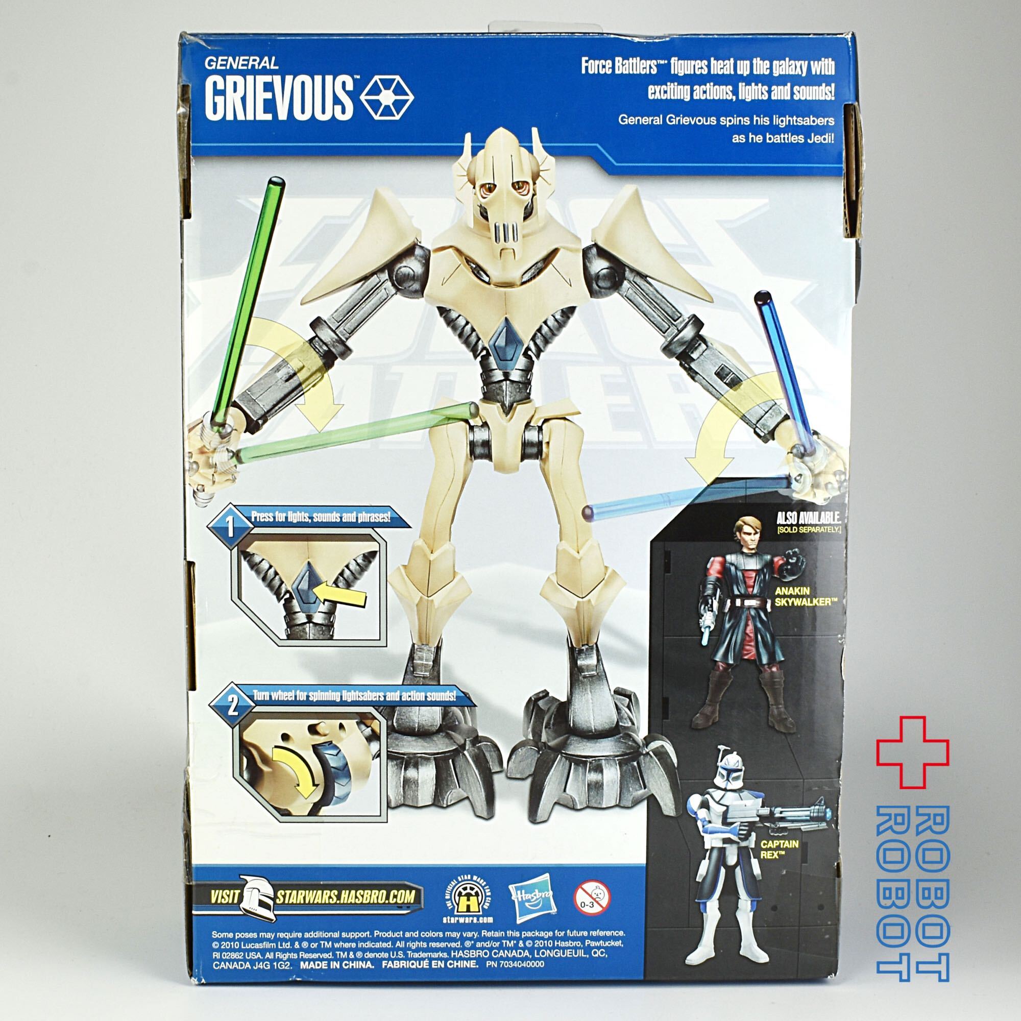 スター・ウォーズ ジェネラル・グリーヴァス将軍 フォースバトラー アクションフィギュア [CW] 未開封 入荷写真