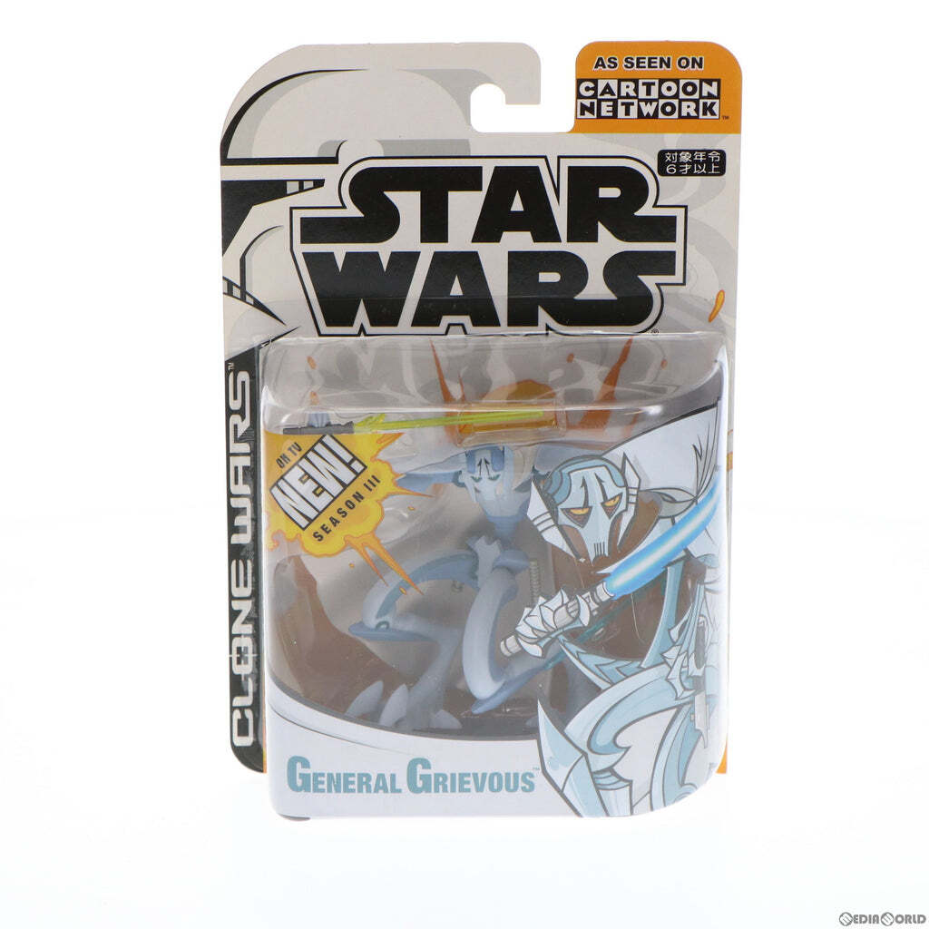 スター・ウォーズ CW2003 アニメイテッド グリーヴァス将軍 クローン・ウォーズ 3.75インチ アクションフィギュア 未開封 入荷写真