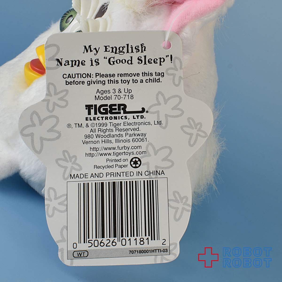 ファービー バディーズ グッドスリープ 紙タグ付 Furby Buddies GOOD SLEEP 入荷写真