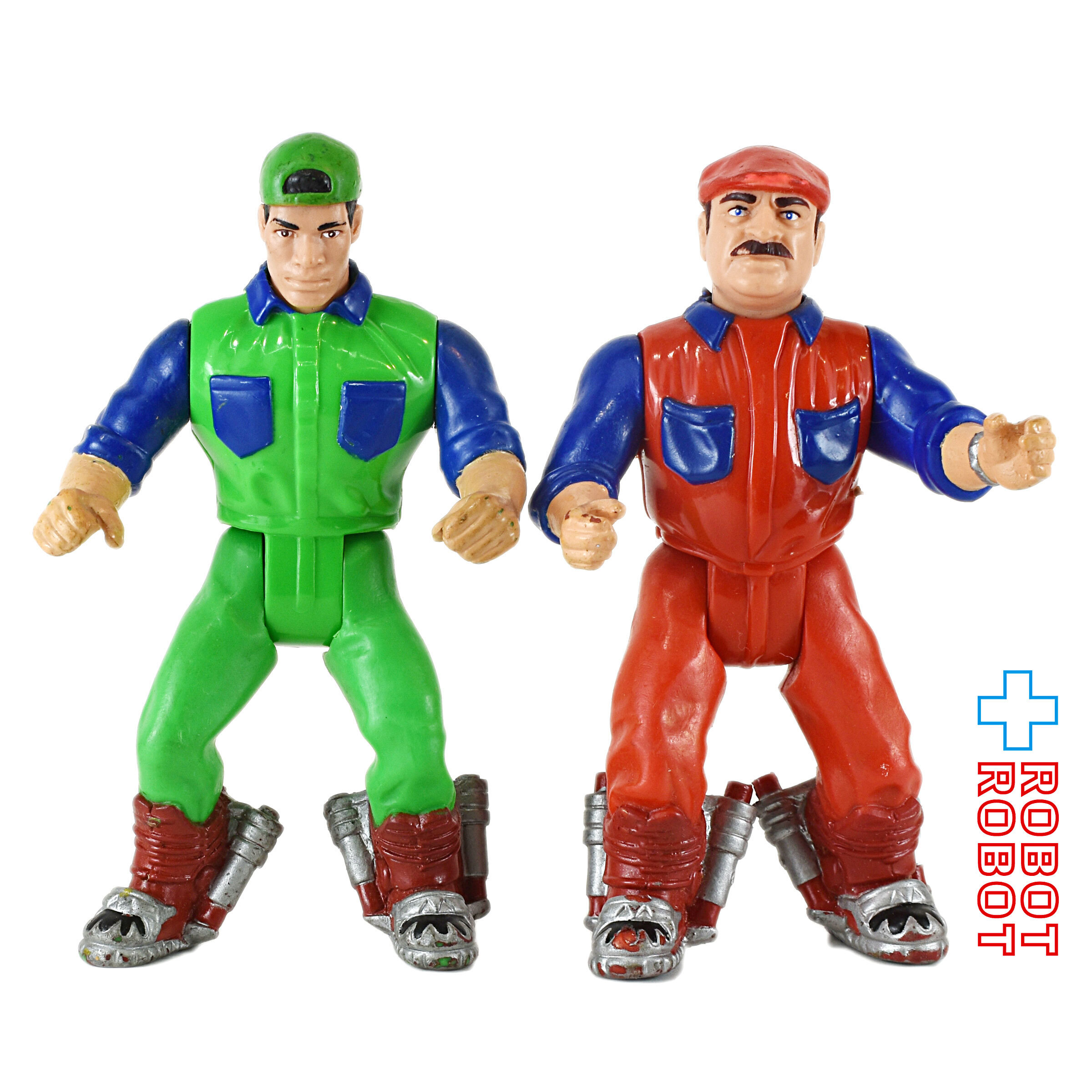 映画版 スーパーマリオ 魔界帝国の女神 マリオとルイージ アクションフィギュア ２体 1993 ERTL社 入荷写真