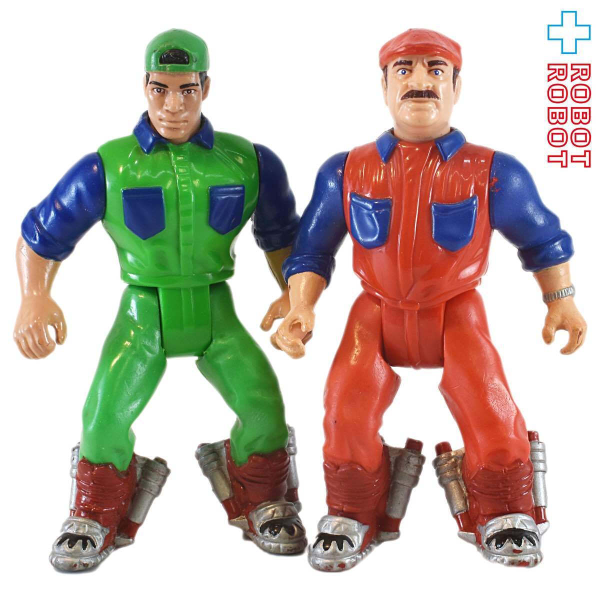 映画版 スーパーマリオ 魔界帝国の女神 マリオとルイージ アクションフィギュア ２体 1993 ERTL社 入荷写真