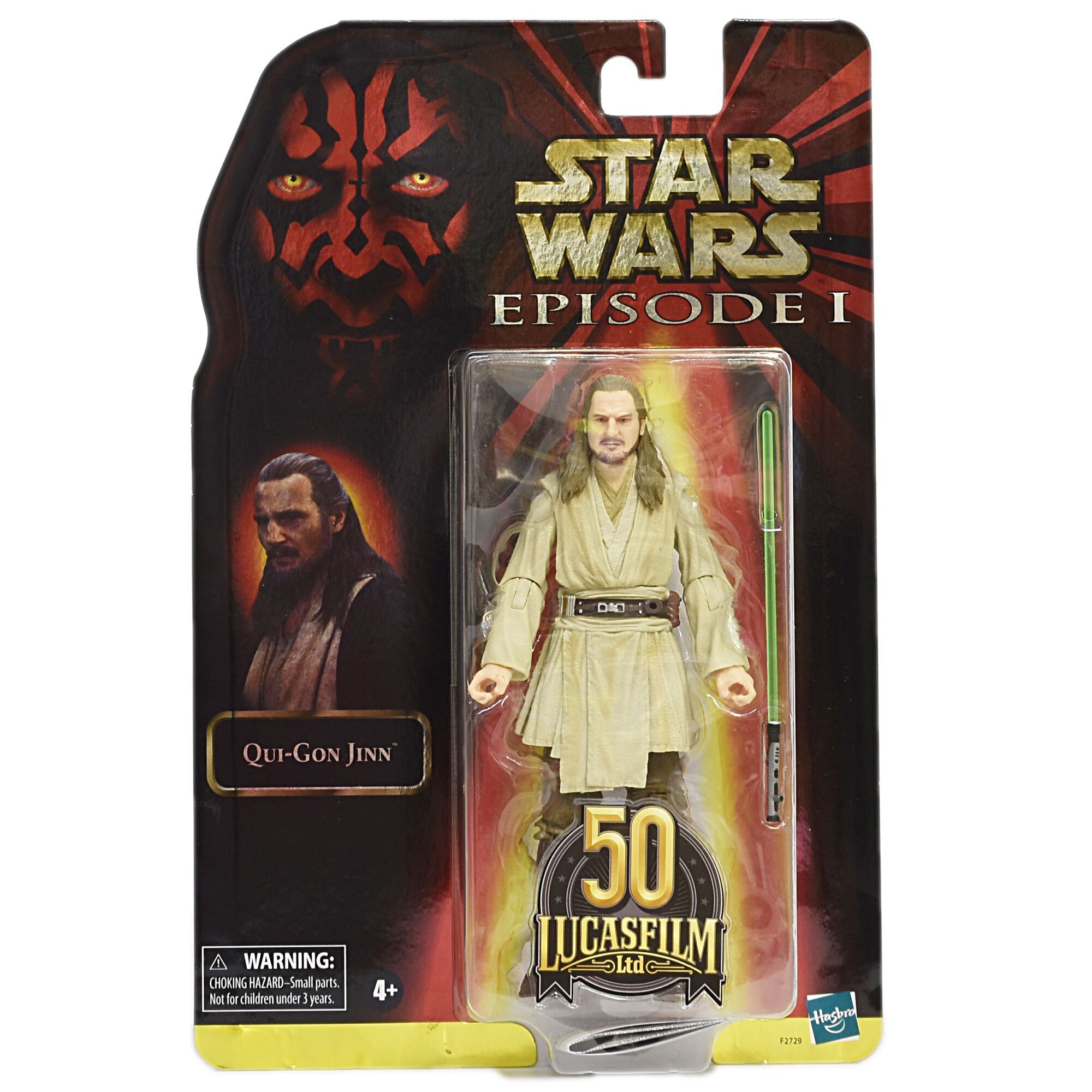 スター・ウォーズ ブラックシリーズ 50周年記念版 クワイ＝ガン・ジン [TPM] 6インチフィギュア 開封 ※難有り 入荷写真