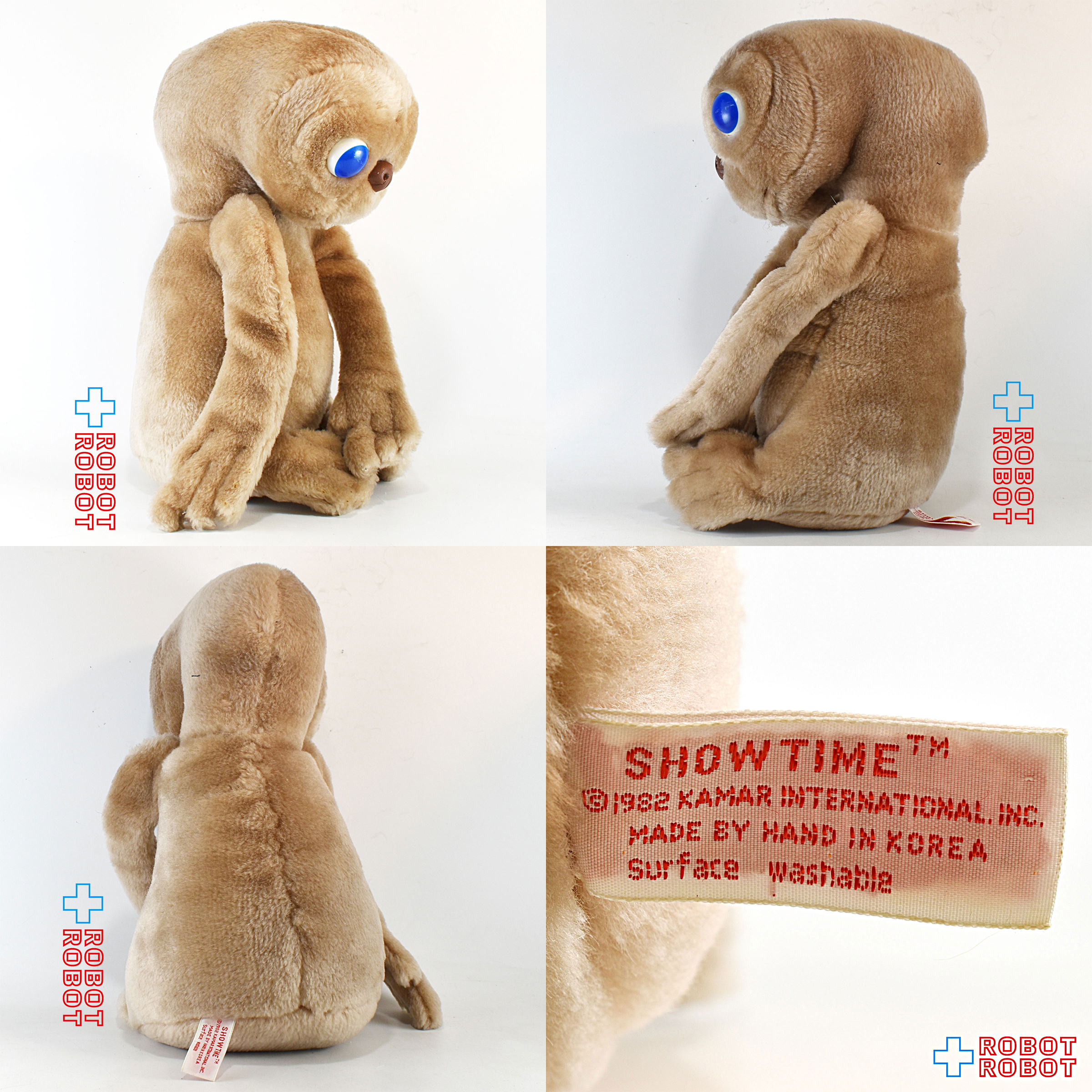 カマール社 E.T. 30センチ ぬいぐるみ人形 ショウタイム 1982 入荷写真