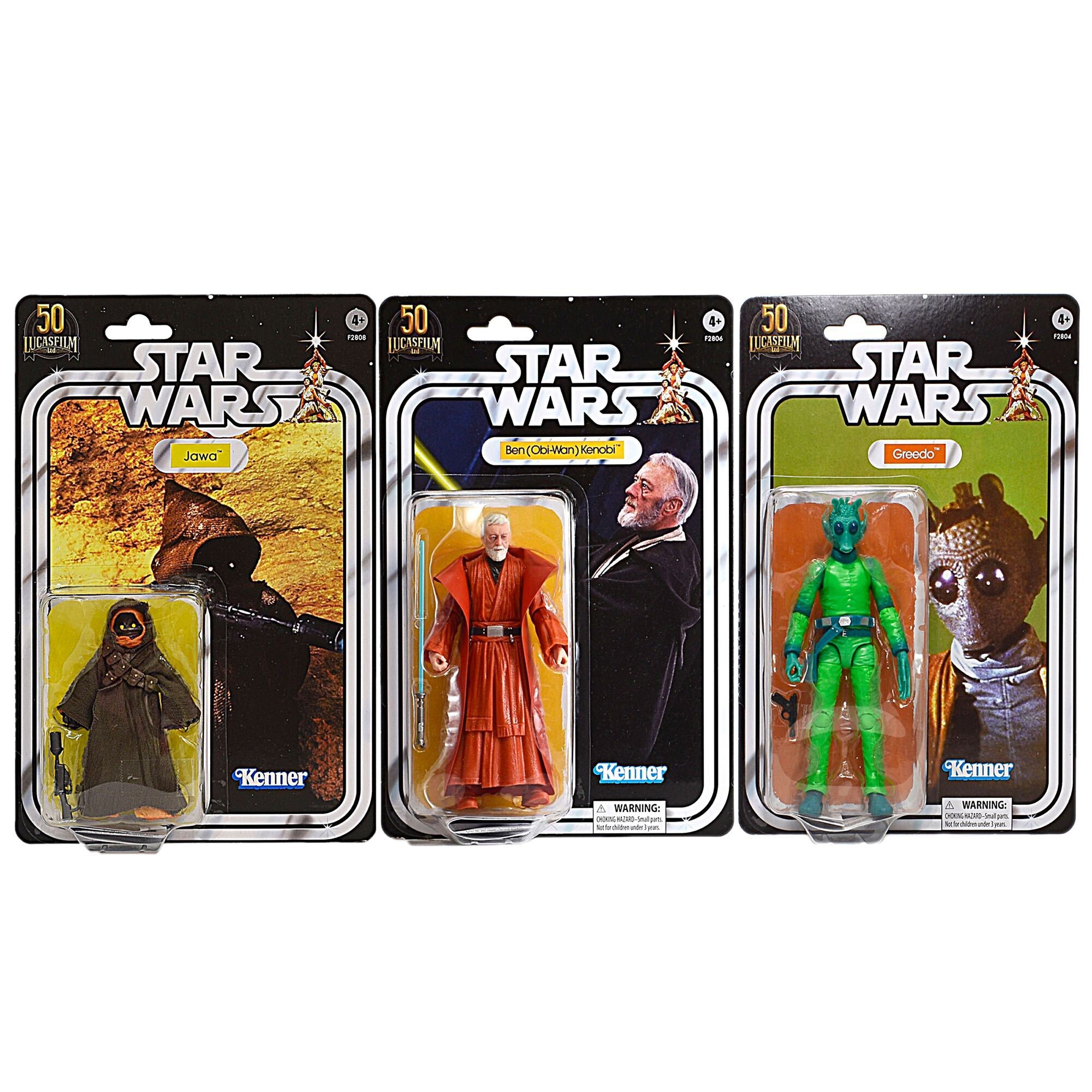 スター・ウォーズ ブラックシリーズ ルーカスフィルム 50th アニバーサリー 6インチフィギュア 3体セット 入荷写真