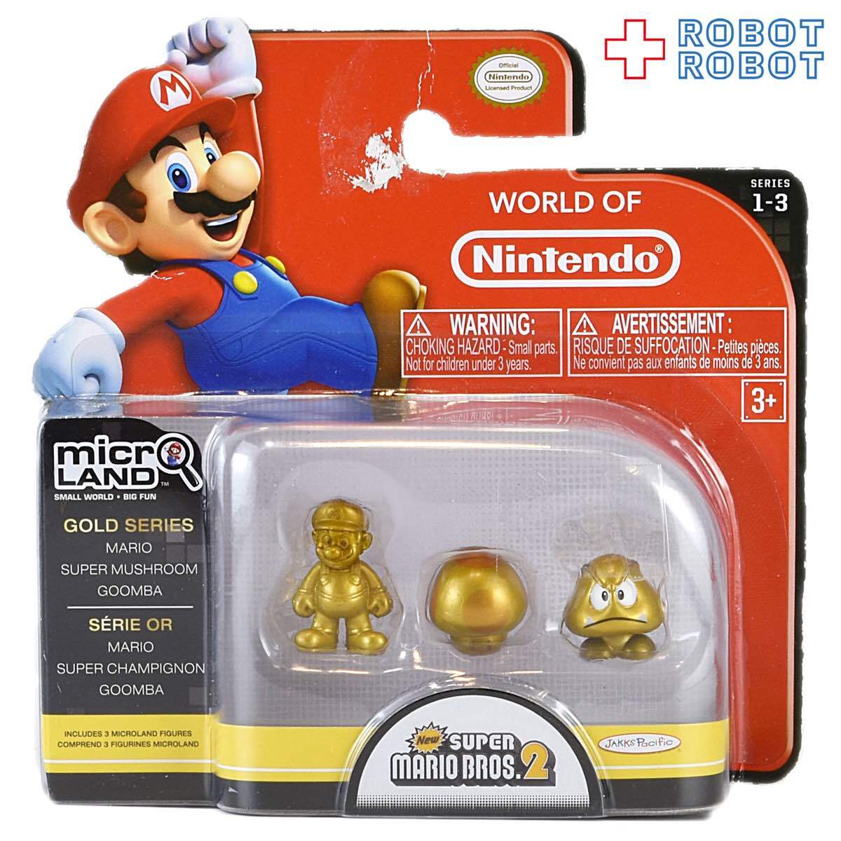 ワールドオブニンテンドー マイクロランド1-3 マリオ / スーパーキノコ / クリボー 金色ver 入荷写真