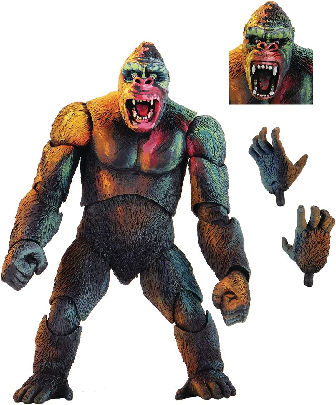 NECA キングコング (イラストレーションバージョン) 7インチ アクションフィギュア 入荷写真