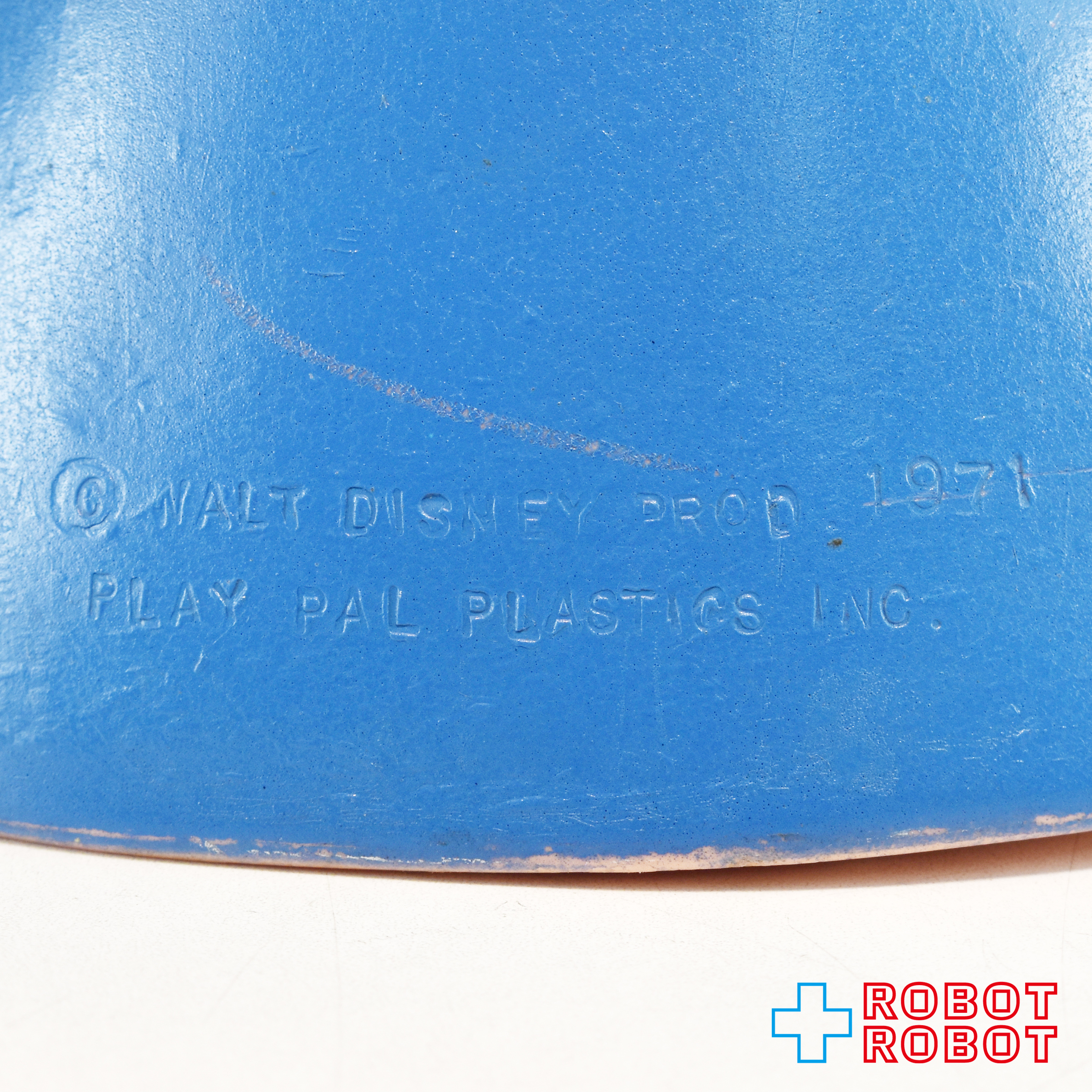 プレイパル ディズニー ミッキーマウス ヘッドソフビ貯金箱 1971 底蓋付 入荷写真