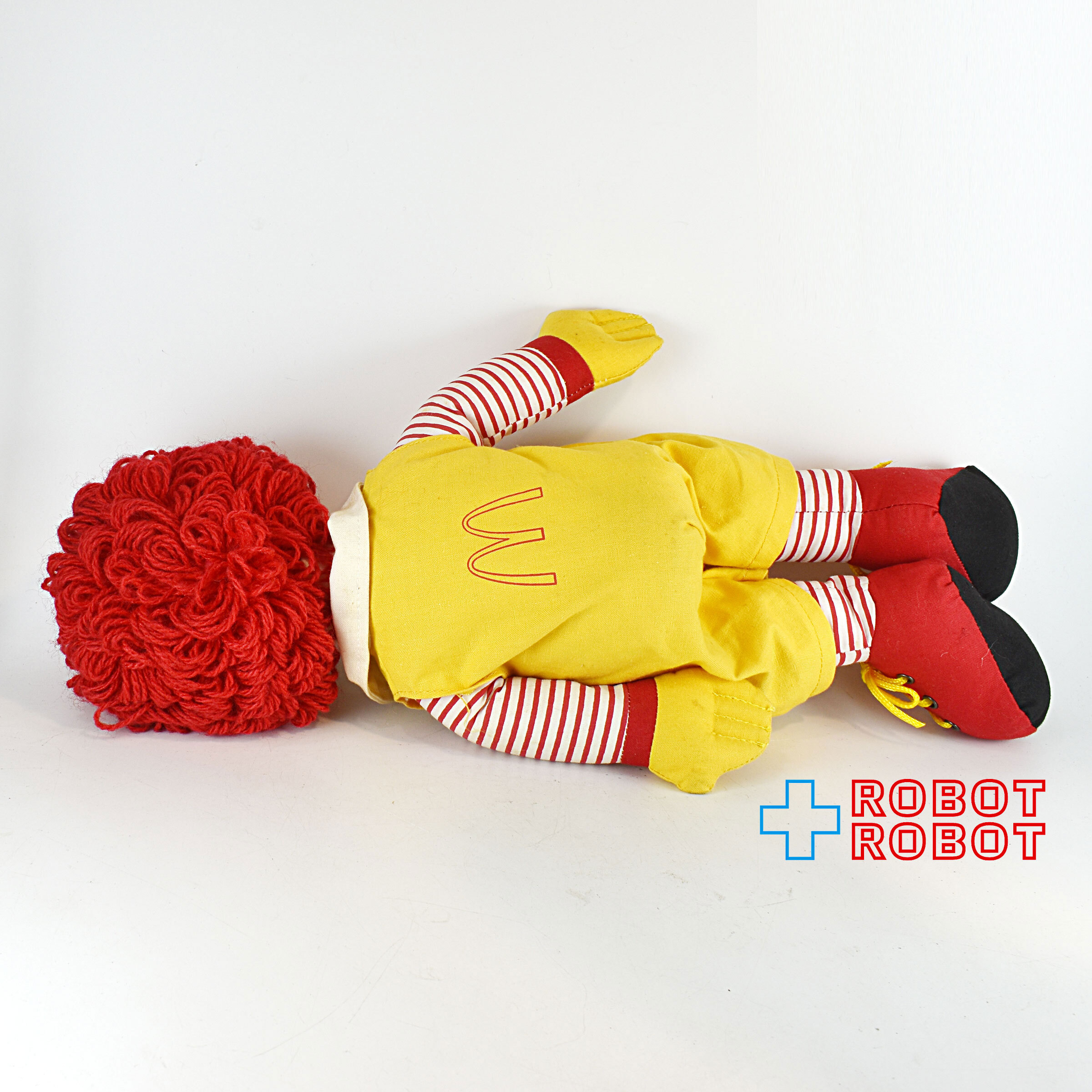 マクドナルド ロナルド 角マユ 40センチ ぬいぐるみ人形 1984 ※難有り 企業物 入荷写真