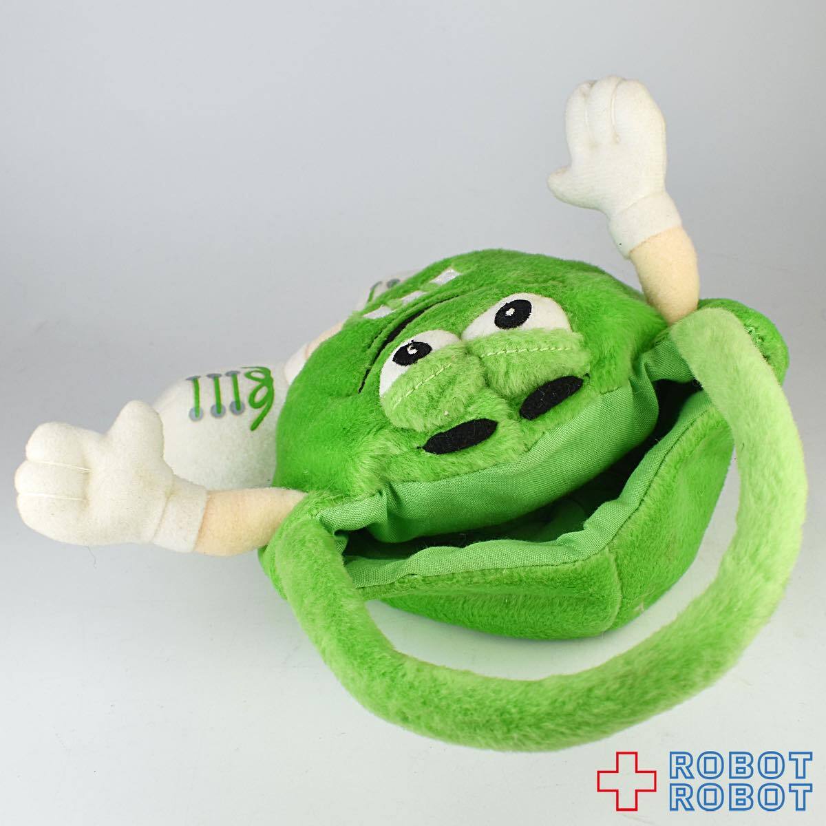 M&M's グリーン ぬいぐるみ ポーチ バッグ 企業物 入荷写真