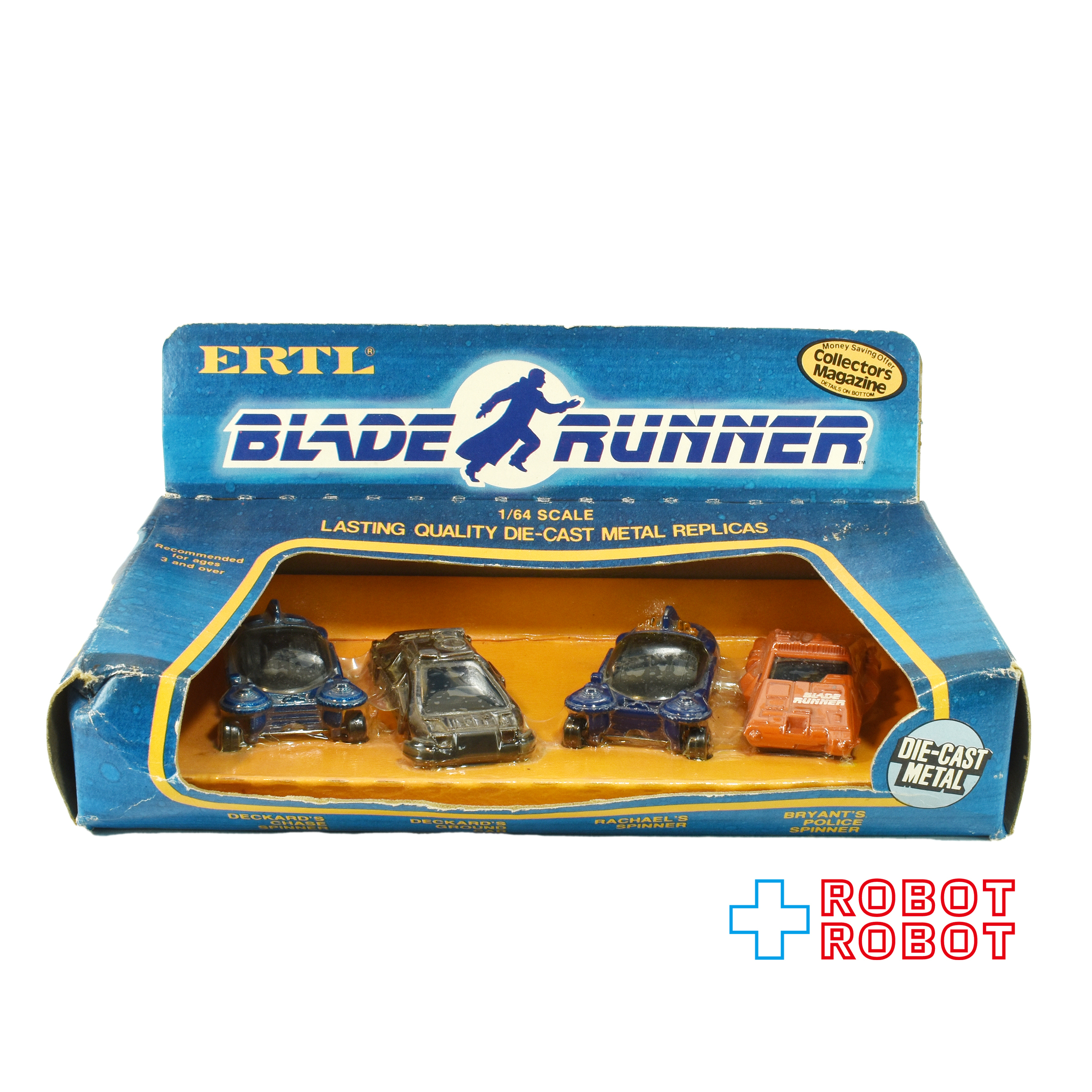ertl ブレードランナー スピナー 4種 ミニカーセット 箱入 ※パッケージにダメージ 入荷写真
