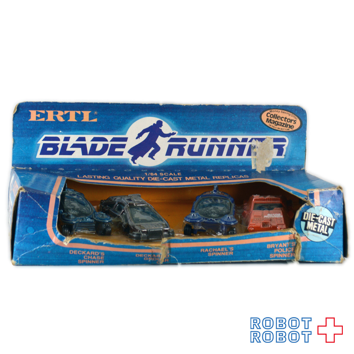 ertl ブレードランナー スピナー 4種 ミニカーセット 箱入 ※パッケージにダメージ 入荷写真