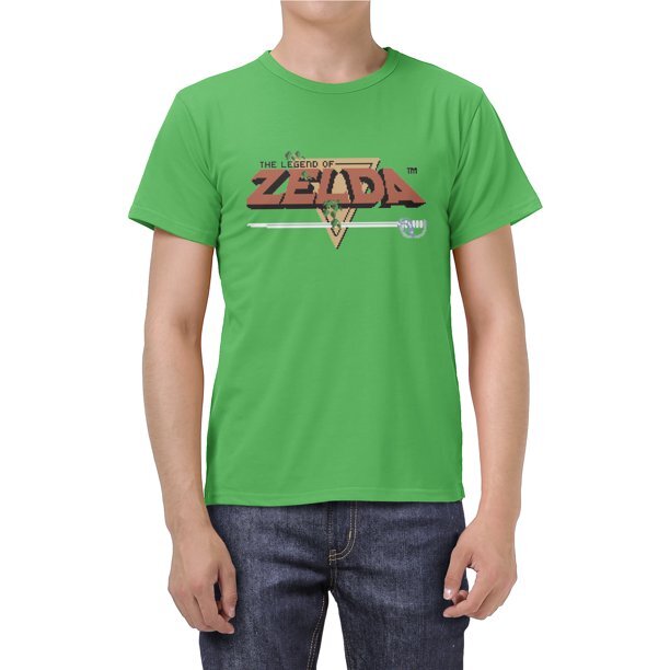 Tシャツ ゼルダの伝説 ロゴ グリーン 入荷写真