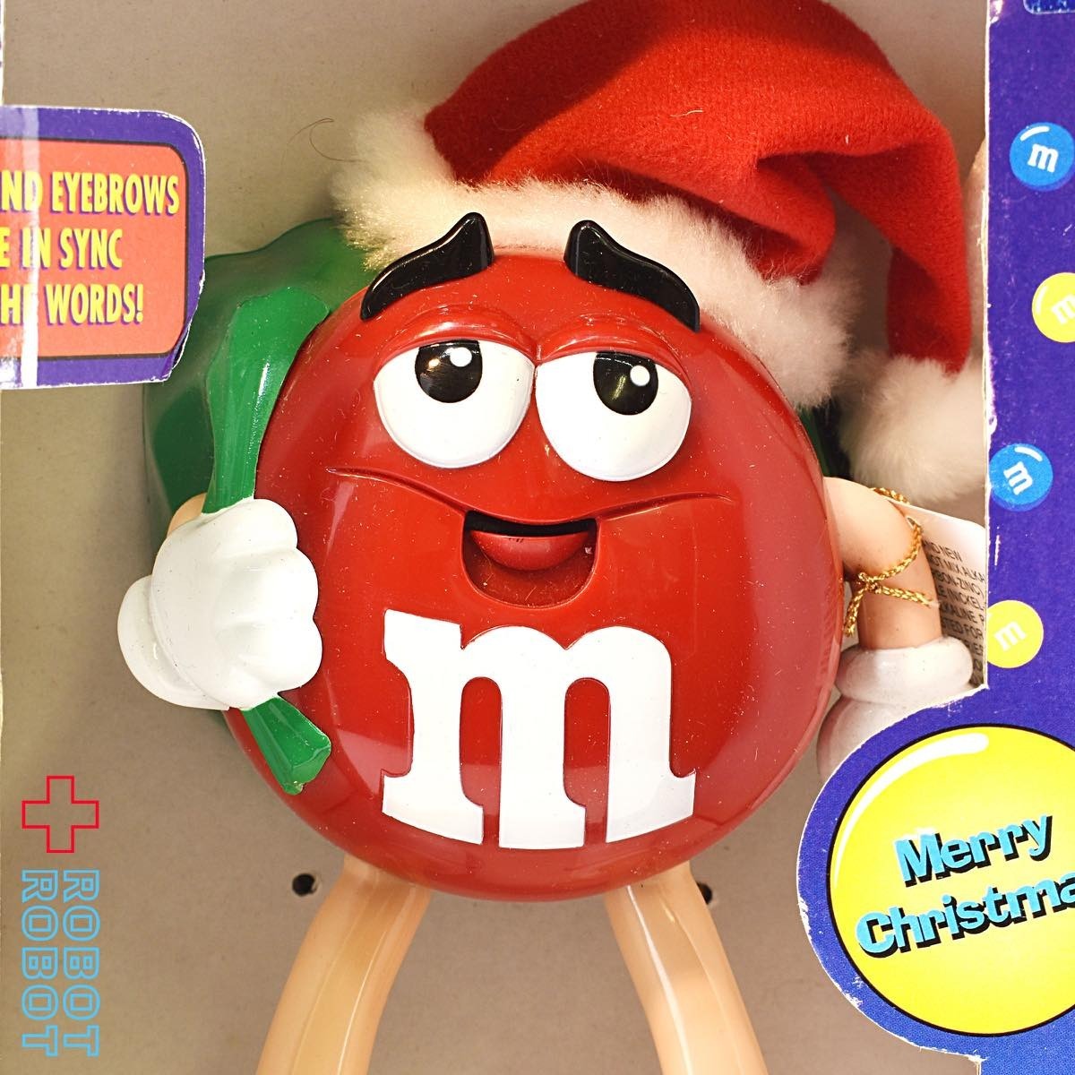 M&M's レッド トーキング アニメイテッド クリスマス キャンディ ディッシュ 箱入 企業物 入荷写真