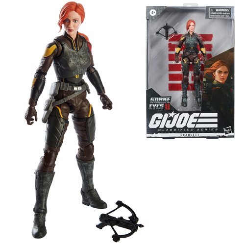 ハズブロ G.I.ジョー 漆黒のスネークアイズ クラシファイドシリーズ スカーレット 6インチ アクションフィギュア 入荷写真
