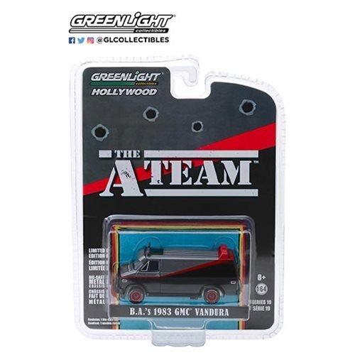 グリーンライト Aチーム 1983 GMC バンデューラ 1/64 ダイキャストカー 未開封 入荷写真