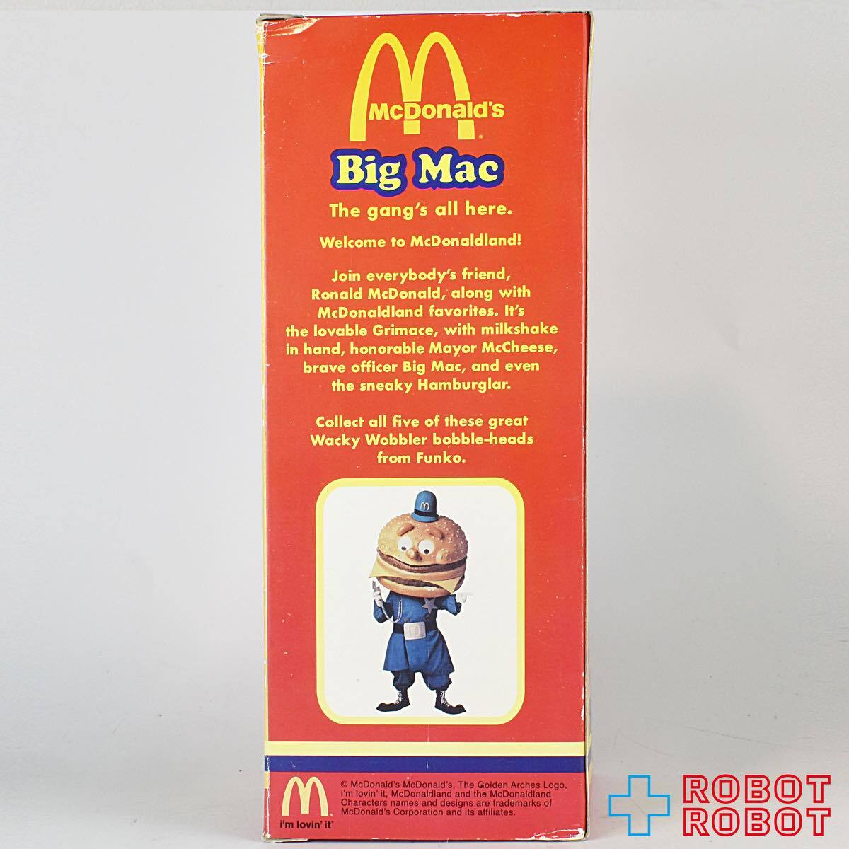ファンコ マクドナルド ビックマックポリス ワッキーワブラー フィギュア 企業物 入荷写真