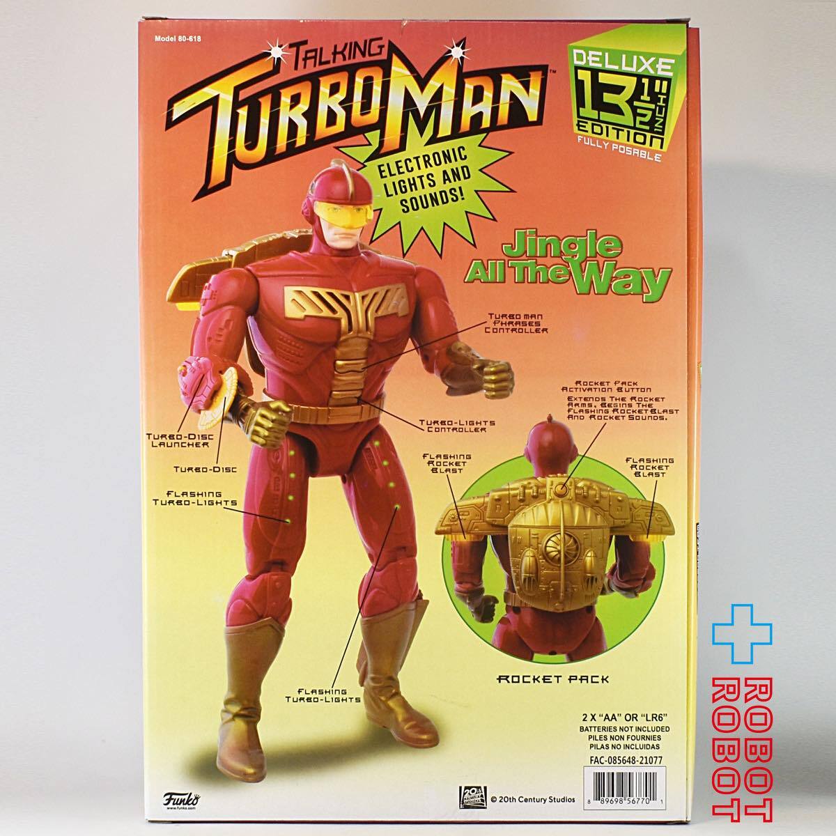 ファンコ ジングル・オール・ザ・ウェイ ターボマン ライト & サウンド トーキング アクションフィギュア 未開封 入荷写真