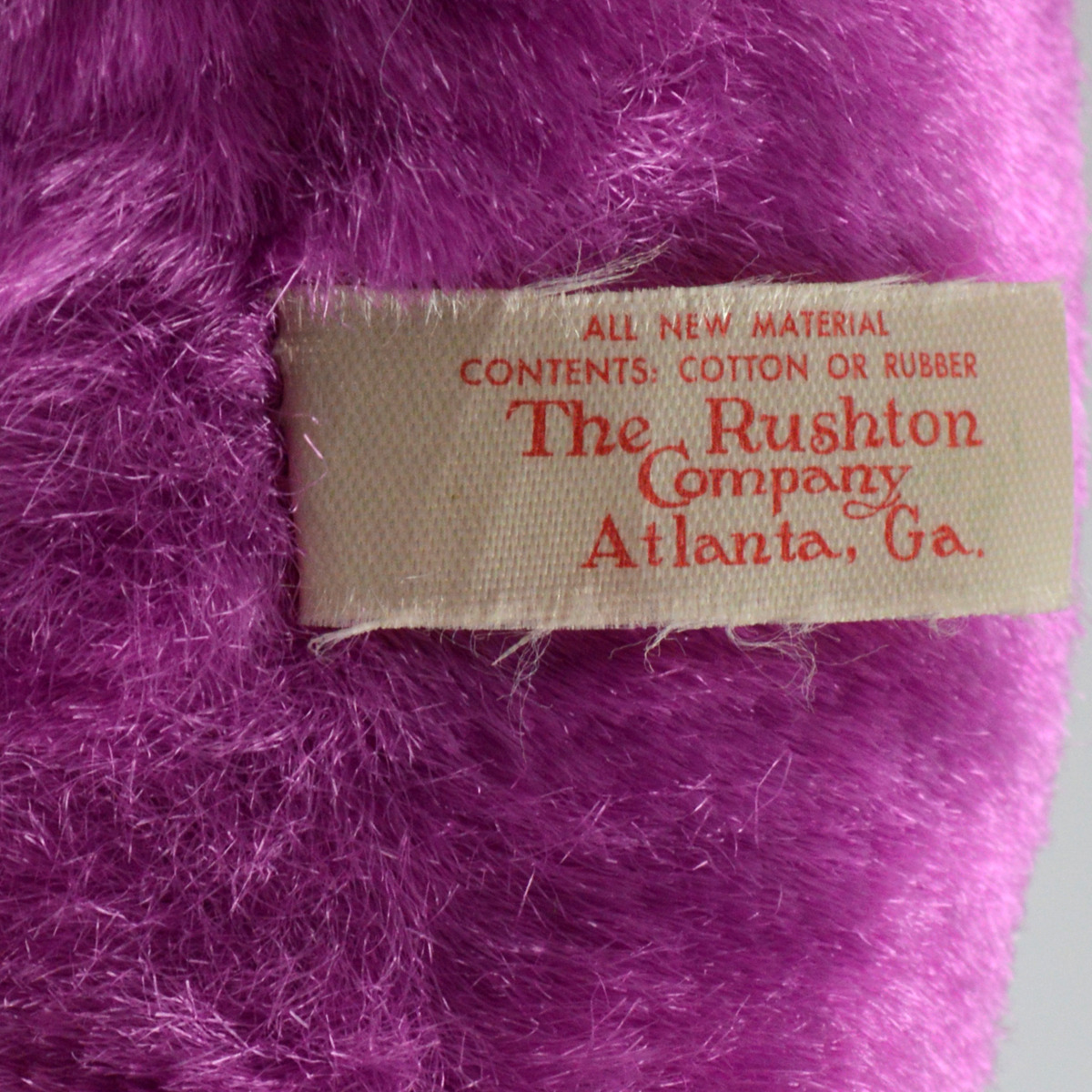 Rushton社イースターの紫色のウサギのぬいぐるみ 入荷写真