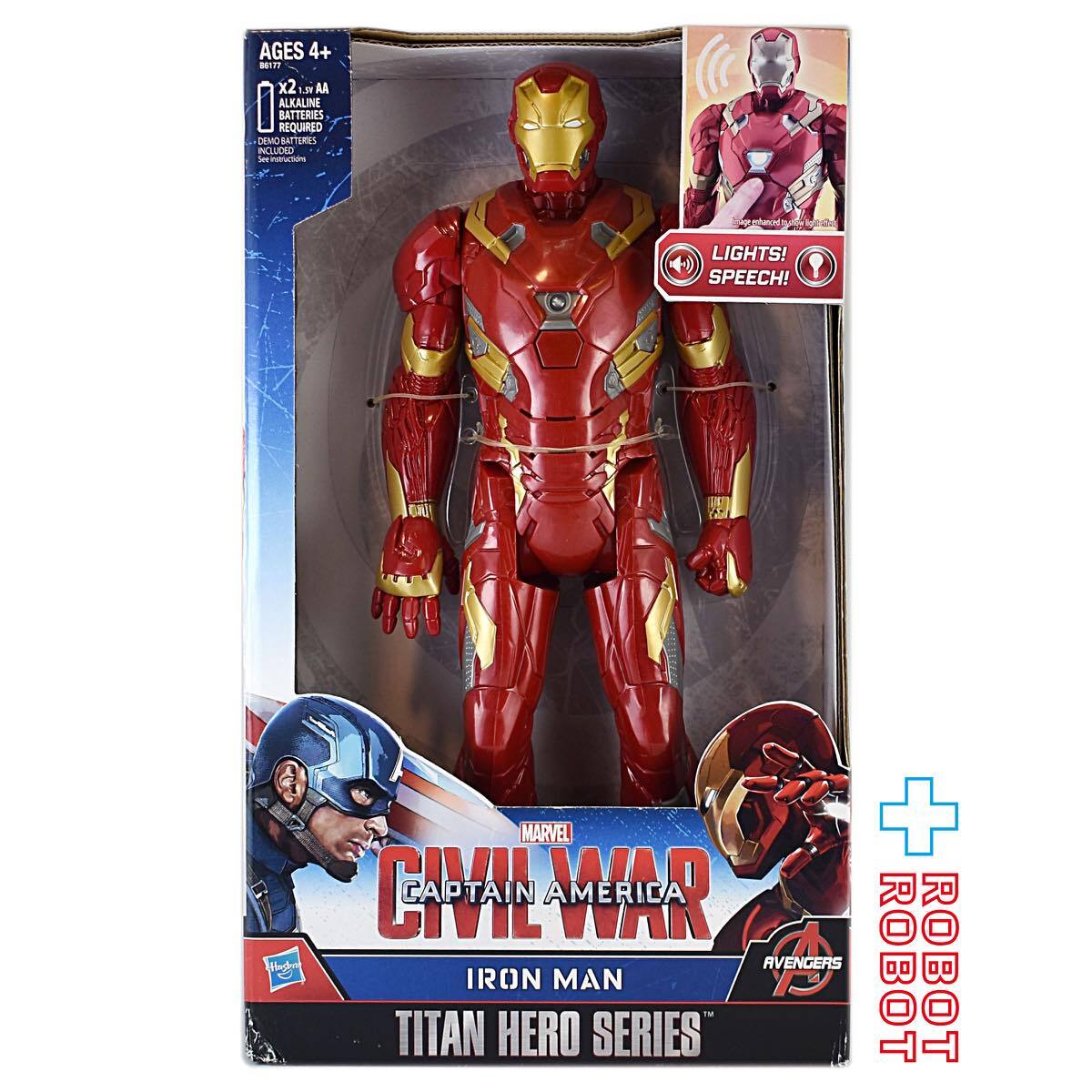 タイタンヒーローズ シビル・ウォー アイアンマン 12インチ トーキング フィギュア 入荷写真
