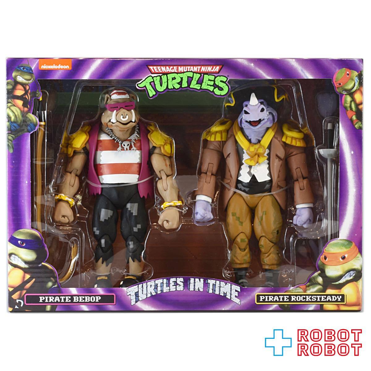 ネカ TMNT タートルズ・イン・タイム パイレーツ ロックステディ＆ビーバップ 7インチ アクションフィギュア7インチ アクションフィギュア 入荷写真