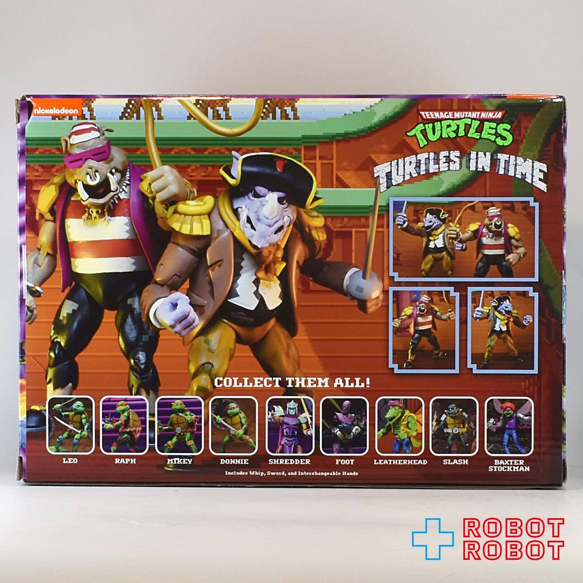 ネカ TMNT タートルズ・イン・タイム パイレーツ ロックステディ＆ビーバップ 7インチ アクションフィギュア7インチ アクションフィギュア 入荷写真