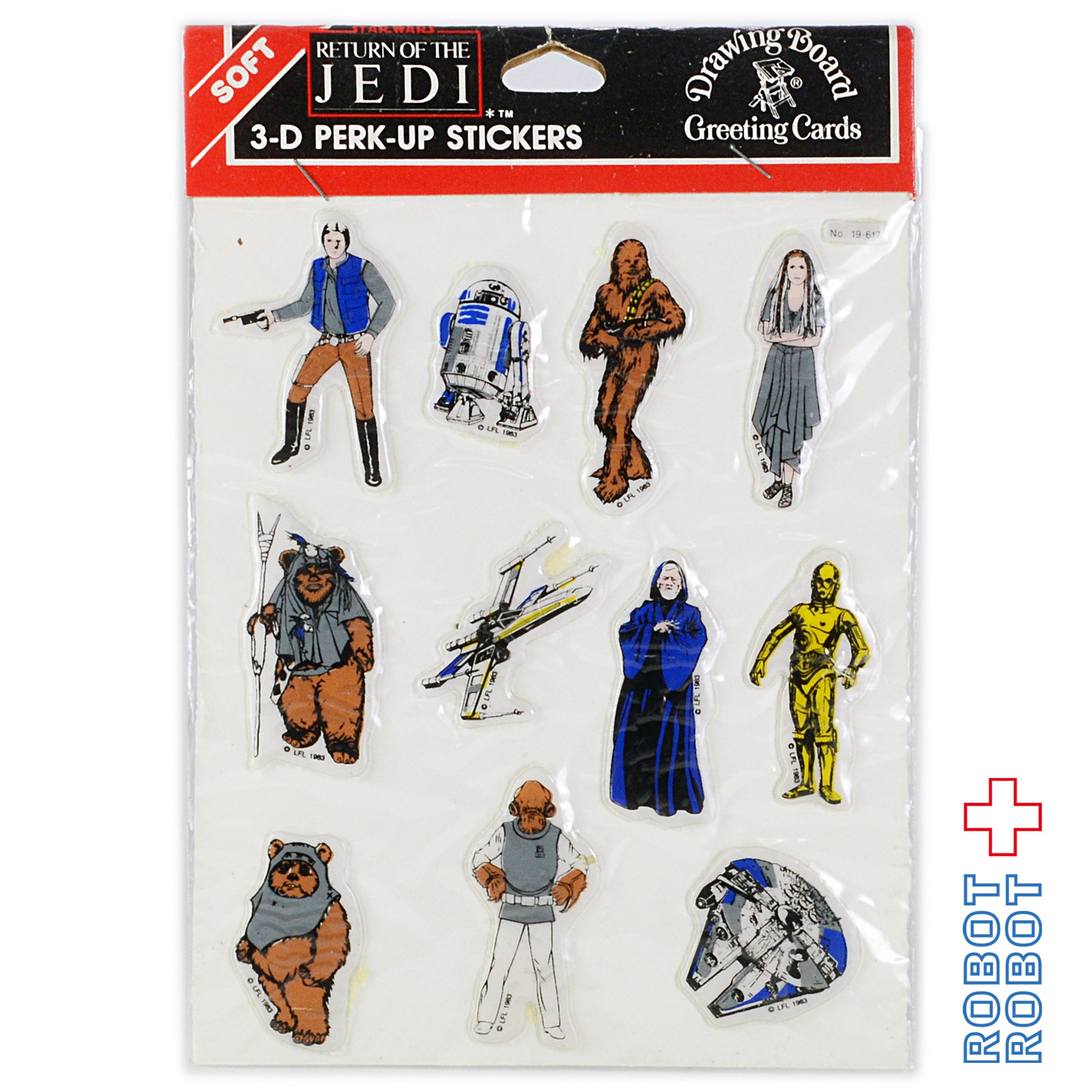 スター・ウォーズ ROTJ 反乱軍 3Dモコモコ シール 未開封