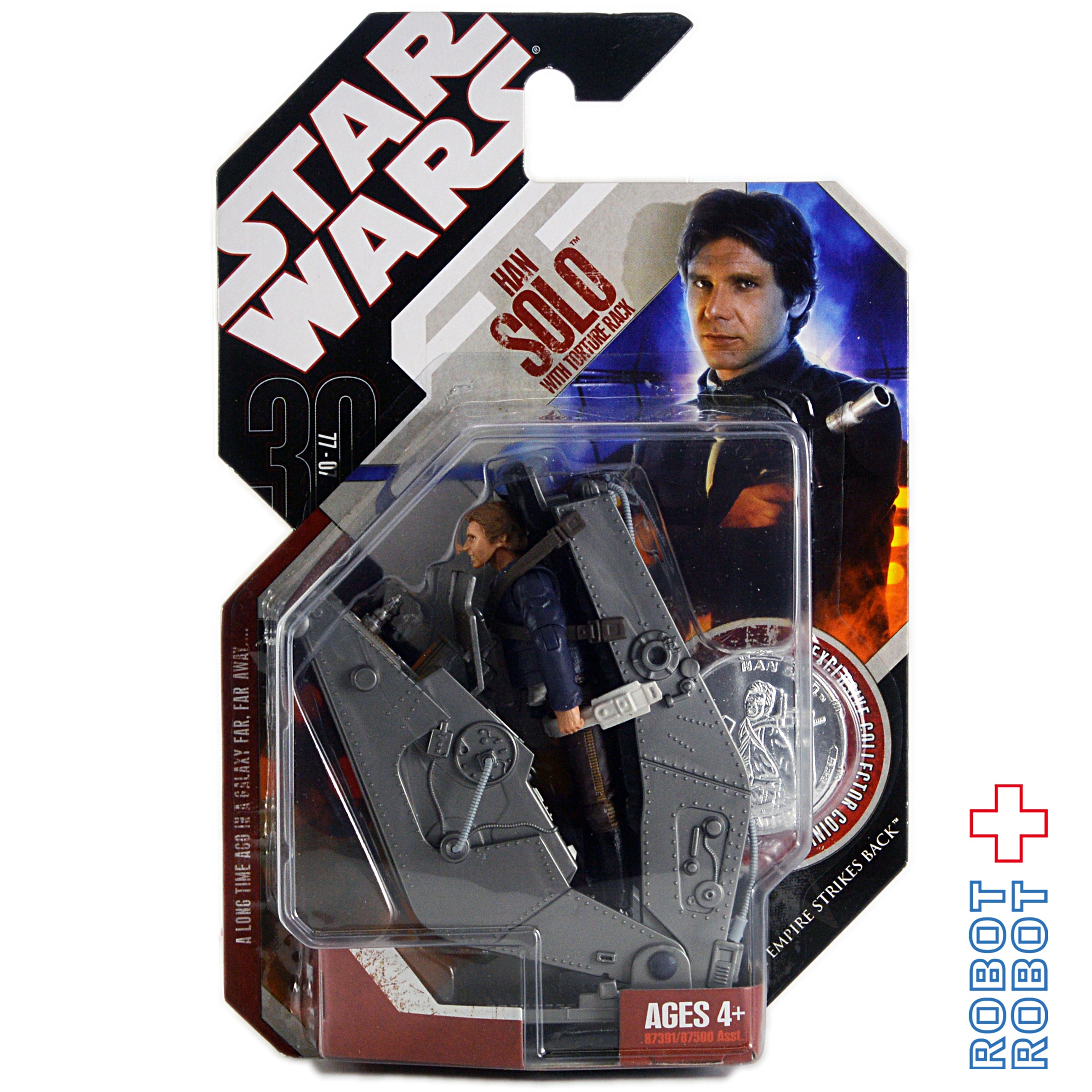 スター・ウォーズ 30TH 38 ハン・ソロ w/トーチャーラック アクションフィギュア MOC US版 ※難有り 入荷写真