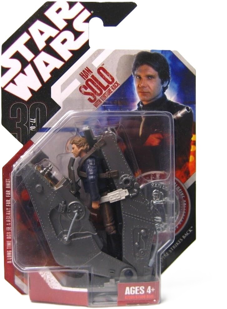 スター・ウォーズ 30TH 38 ハン・ソロ w/トーチャーラック アクションフィギュア MOC US版 ※難有り 入荷写真