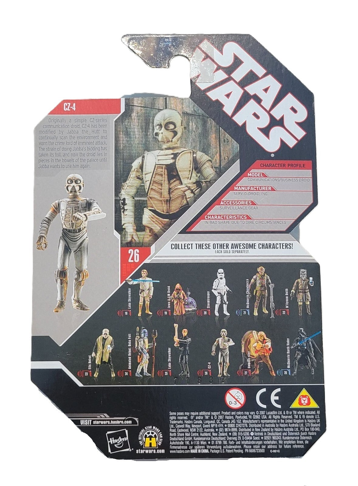 スター・ウォーズ 30TH CZ-4 アクションフィギュア MOC 国内版 入荷写真