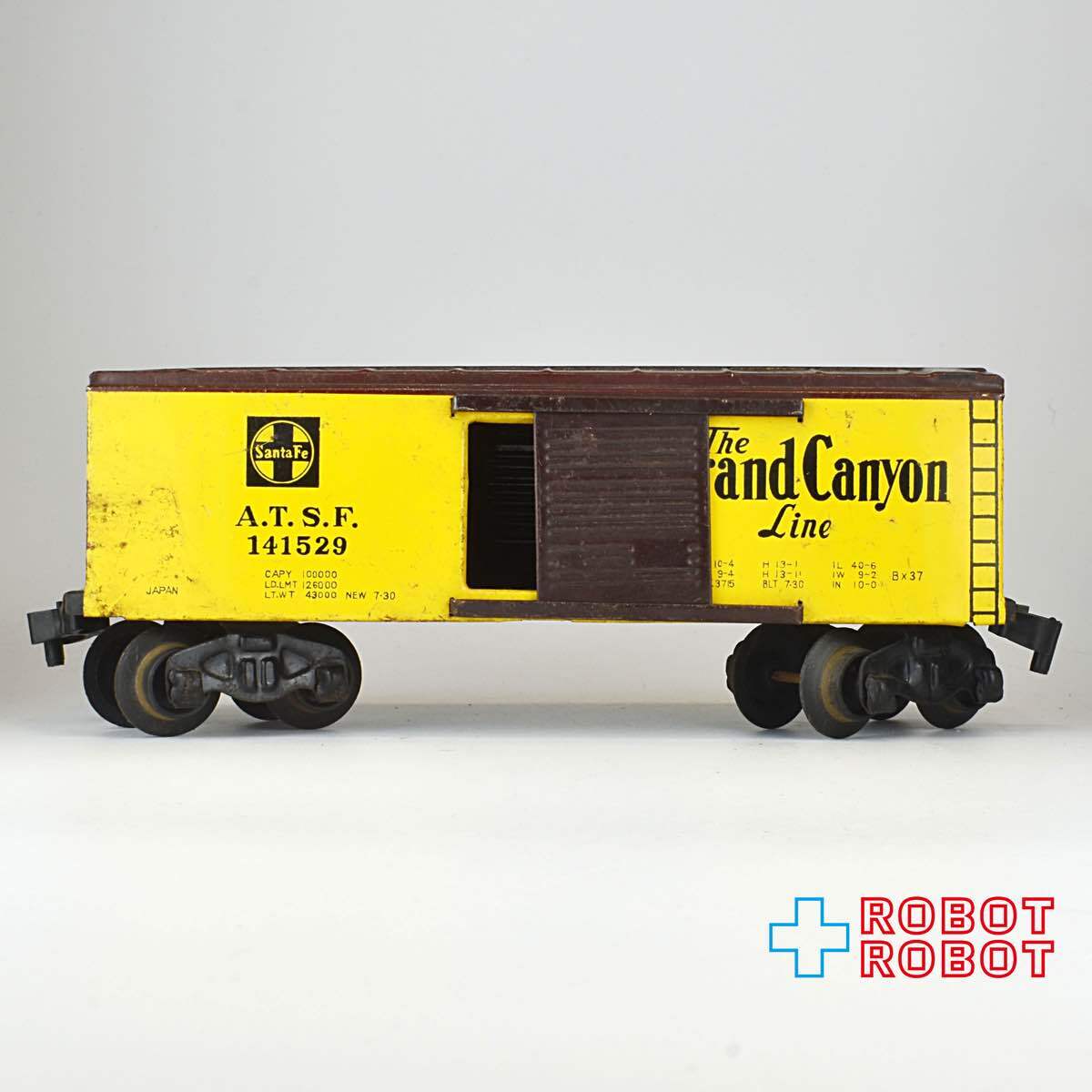 ブリキ鉄道模型 グランドキャニオンライン A.T.S.F 141529 入荷写真