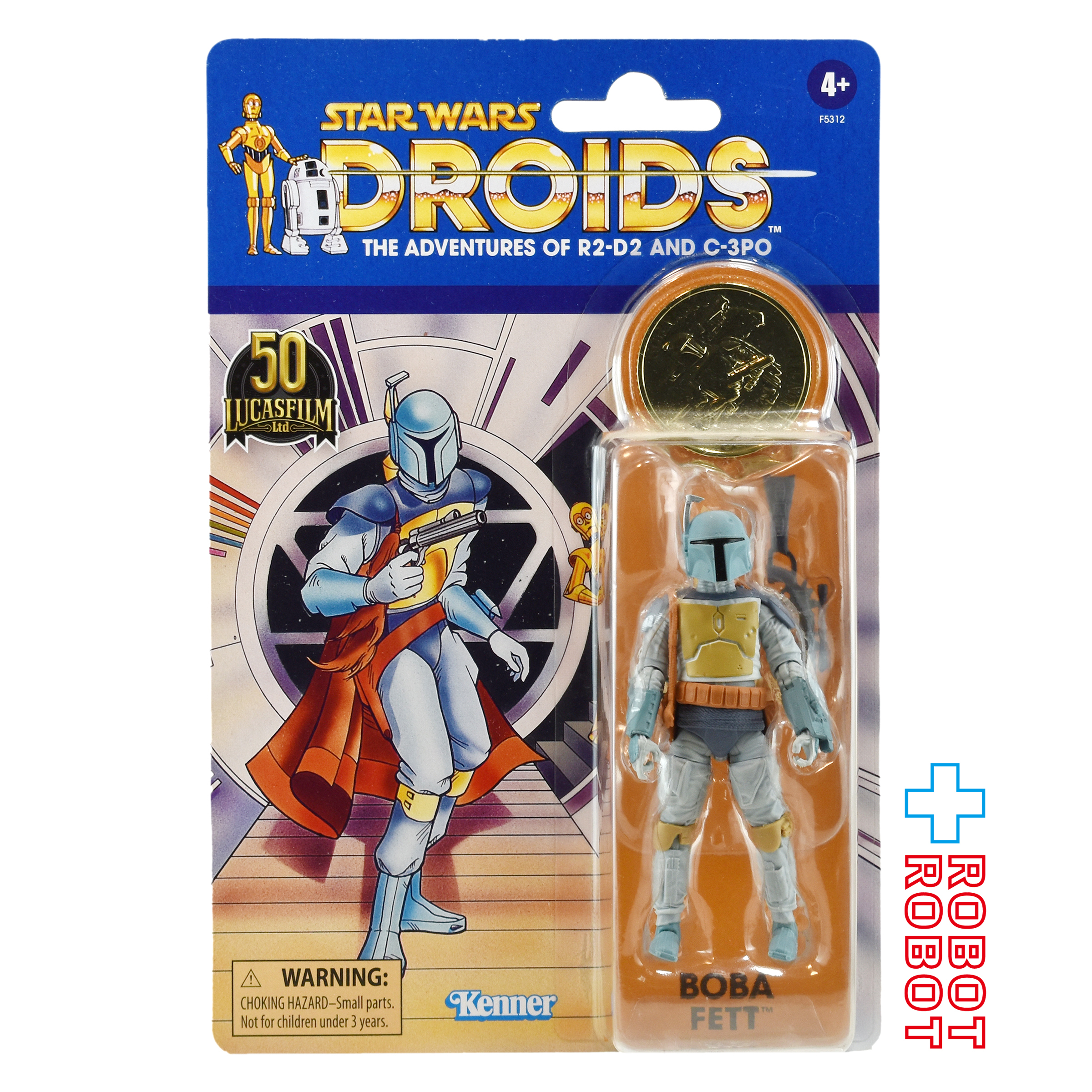 スター・ウォーズ VC ボバ・フェット ドロイド・インスパイア ルーカスフィルム 50th アニバーサリー ヴィンテージコレクション 3.75インチ アクションフィギュア 未開封 ※台紙にシワ 入荷写真