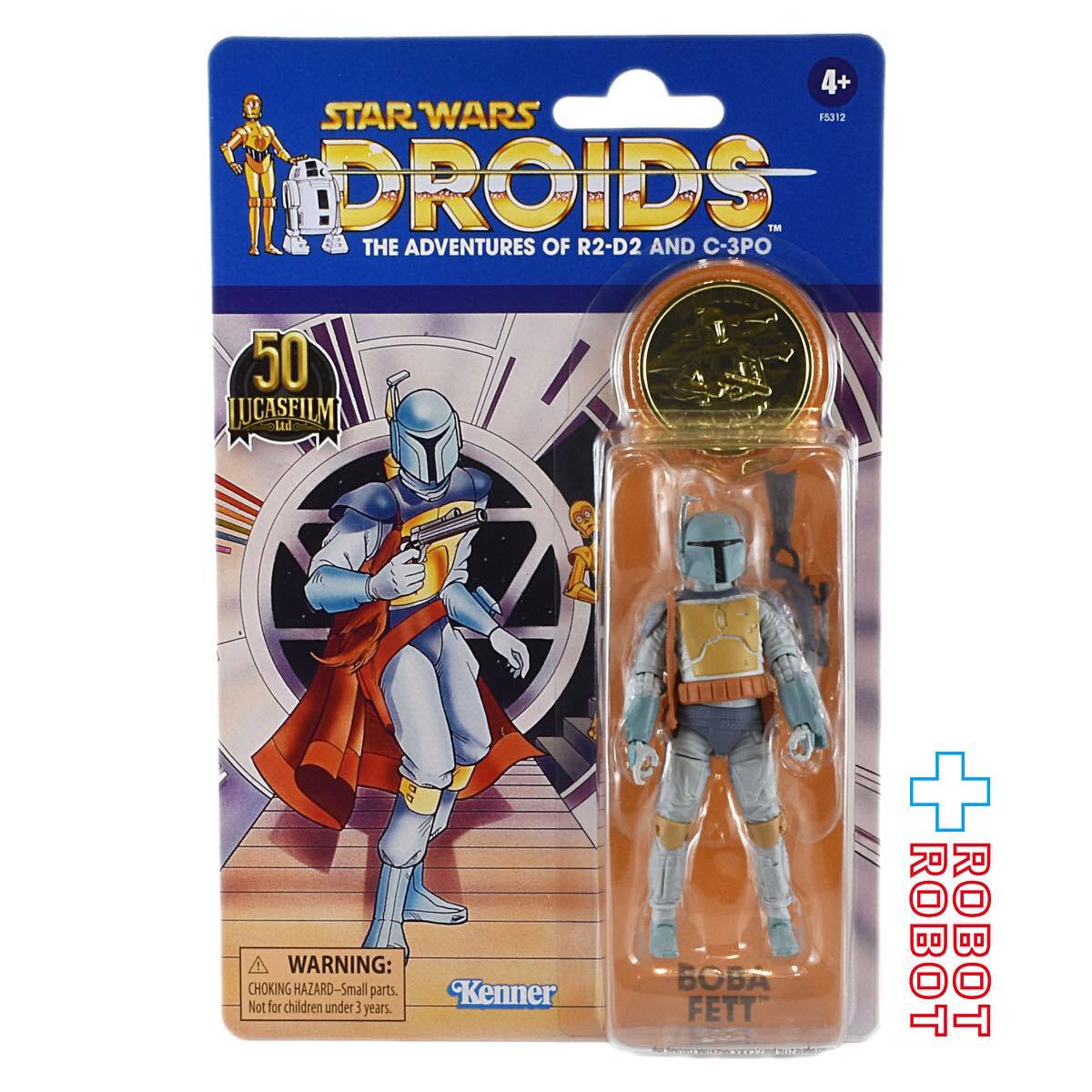 スター・ウォーズ VC ボバ・フェット ドロイド・インスパイア ルーカスフィルム 50th アニバーサリー ヴィンテージコレクション 3.75インチ アクションフィギュア 未開封 ※台紙にシワ 入荷写真