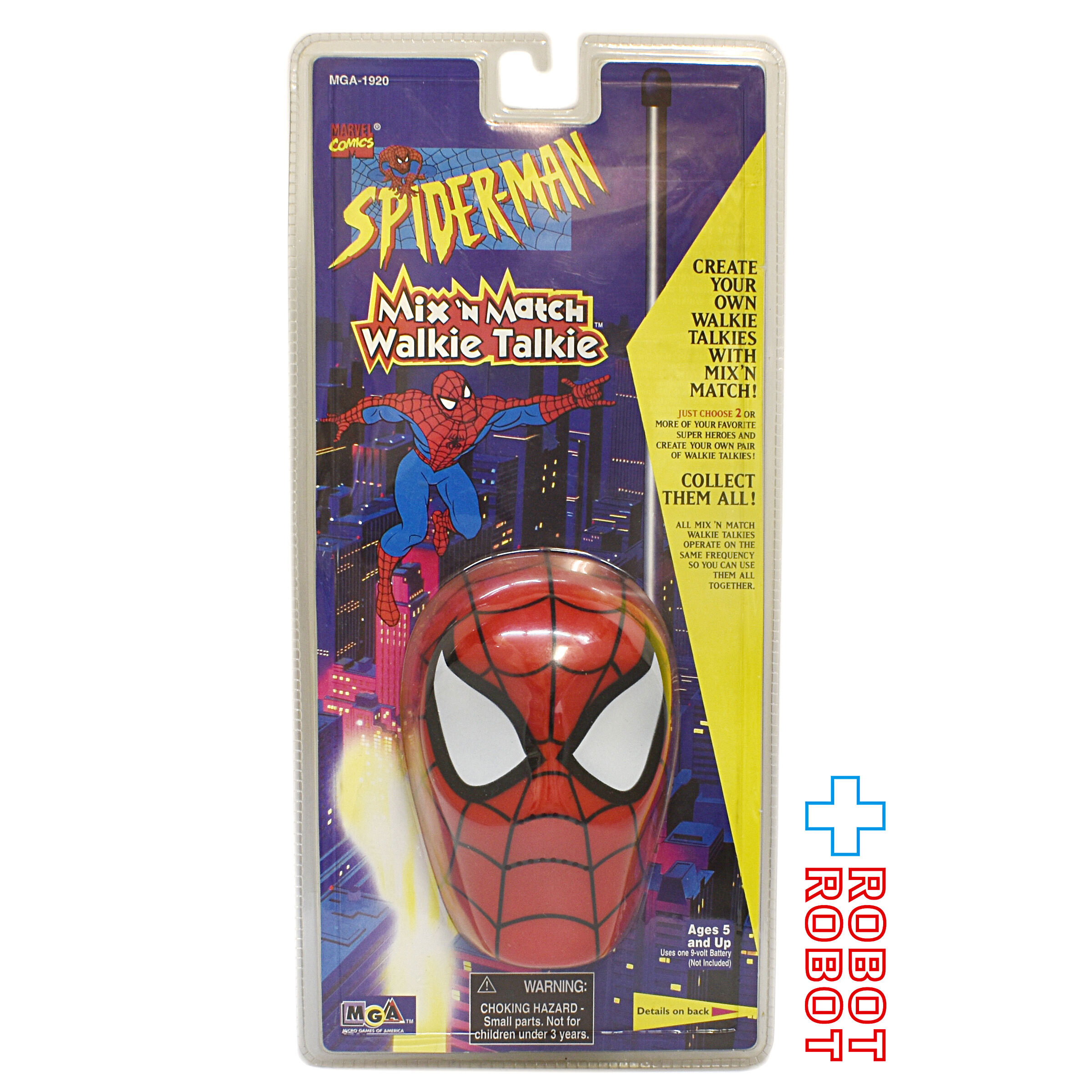 MGA スパイダーマン ミクシン マッチ ウォーキートーキー 未開封 入荷写真