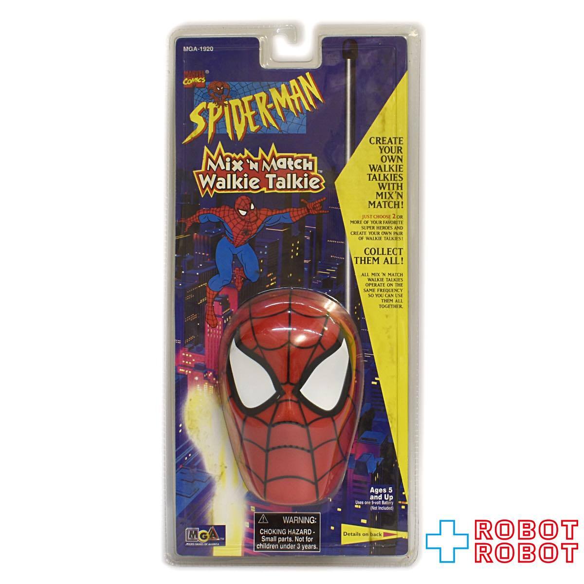 MGA スパイダーマン ミクシン マッチ ウォーキートーキー 未開封 入荷写真