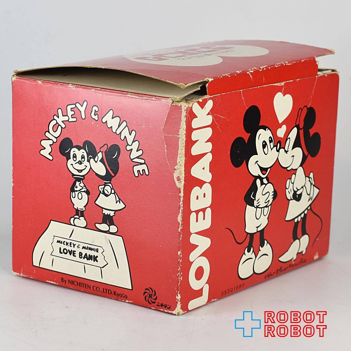 ディズニー ニチテン ミッキー & ミニー ラブバンク 貯金箱 入荷写真